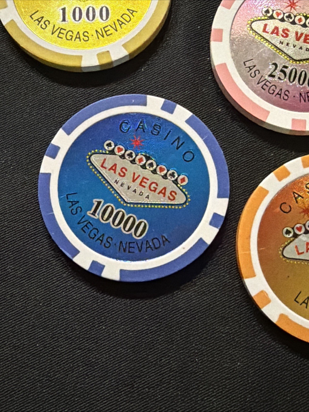Vintage Las Vegas Nevada Casino chips High Dollar As 8 Pieces As Pictured 😎