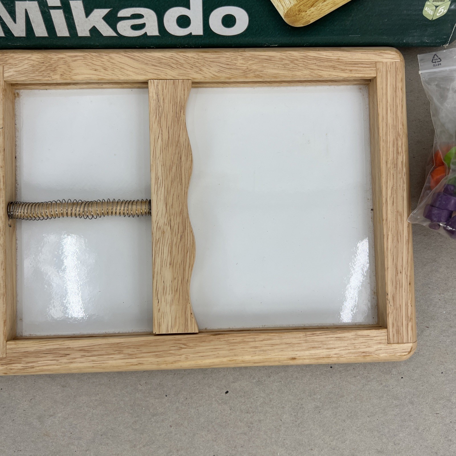 Mikado Horizontal Wooden Board Game 2004 Pintoy Skill & Steady Hand Thailand