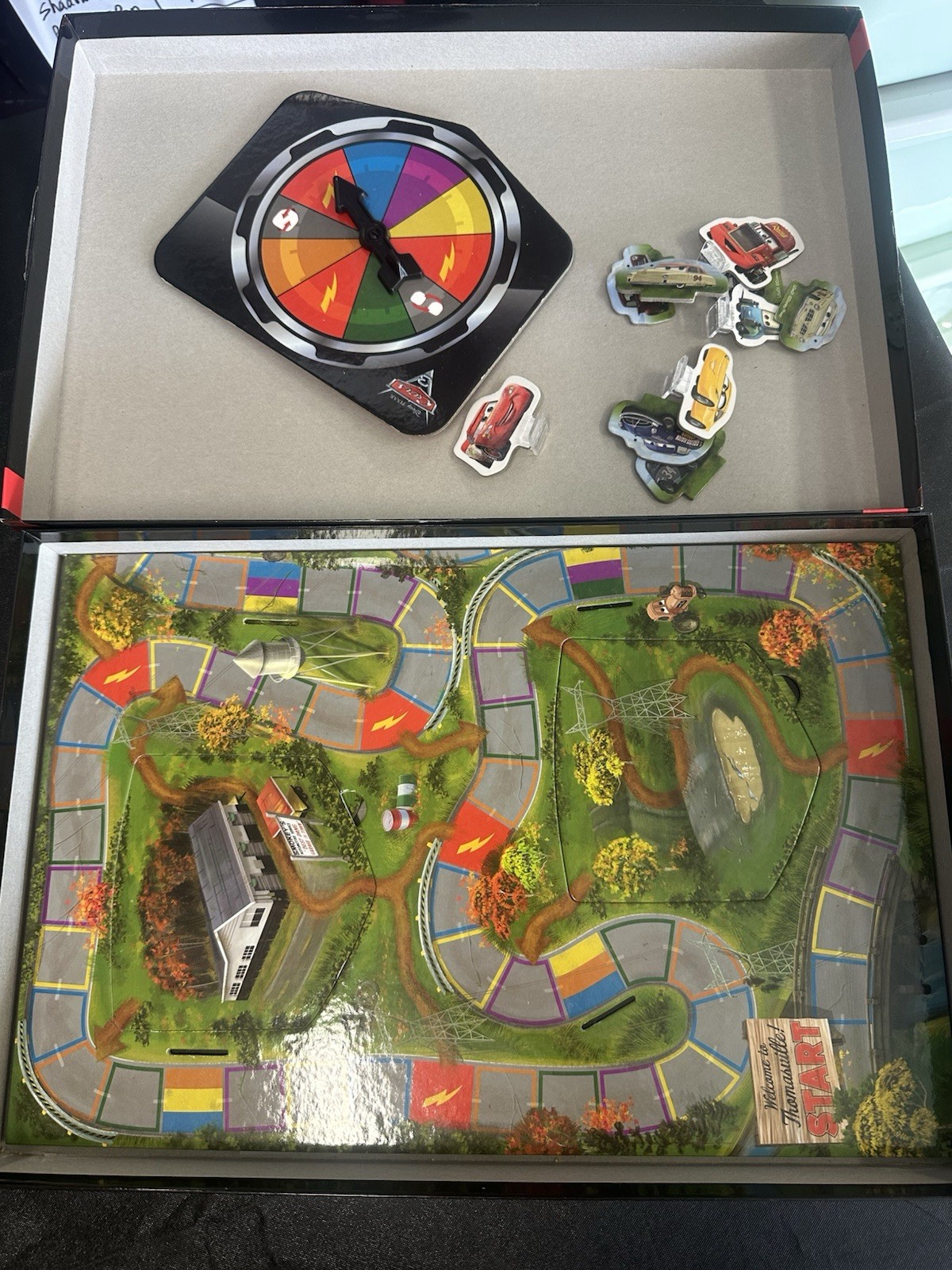 Disney Pixar Cars 3 Surprise Slides Lightning Fast Race Board Game Set
