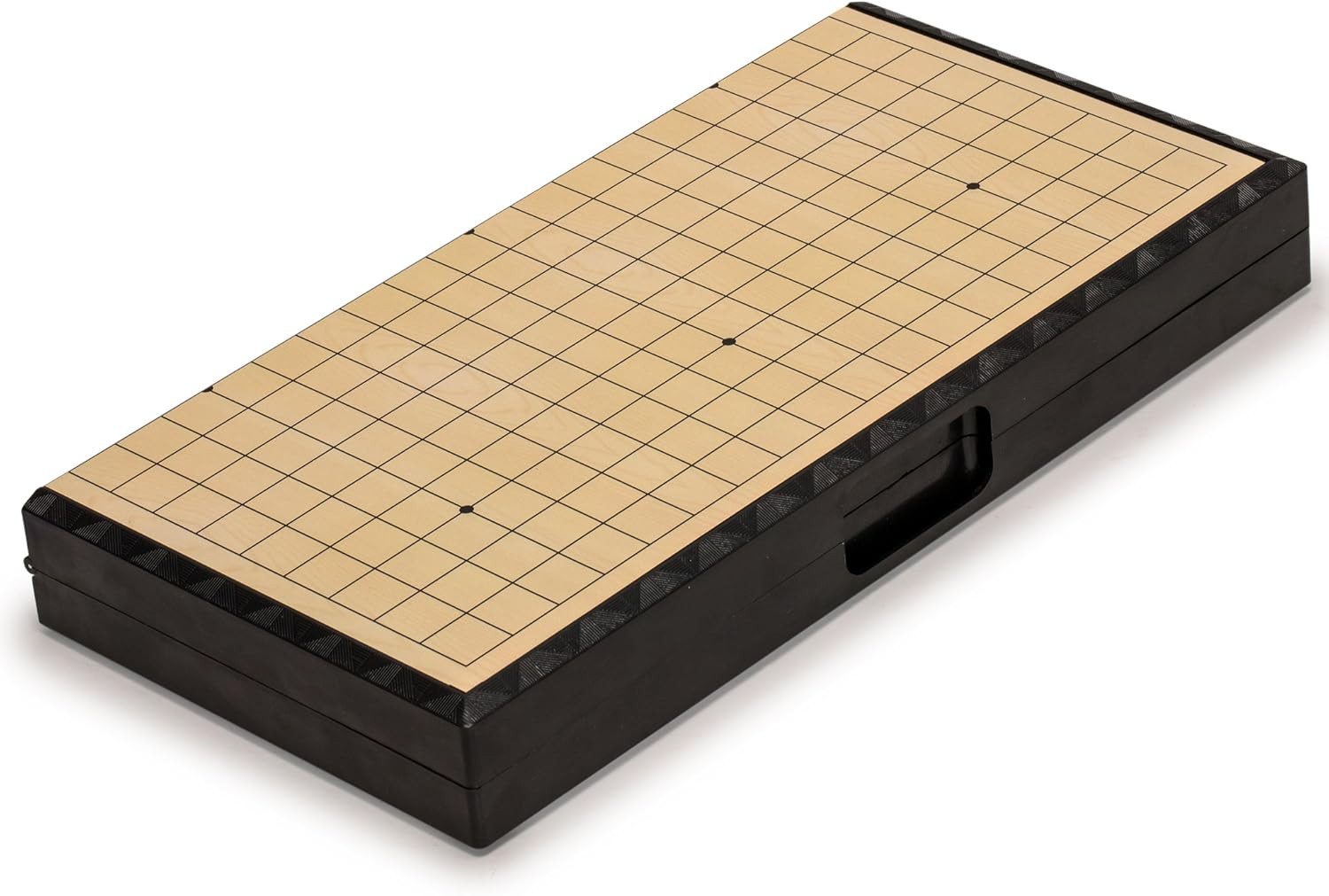 Large Magnetic 19X19 Go Game Set Board (14.6-Inch) with Single Convex Stones – F