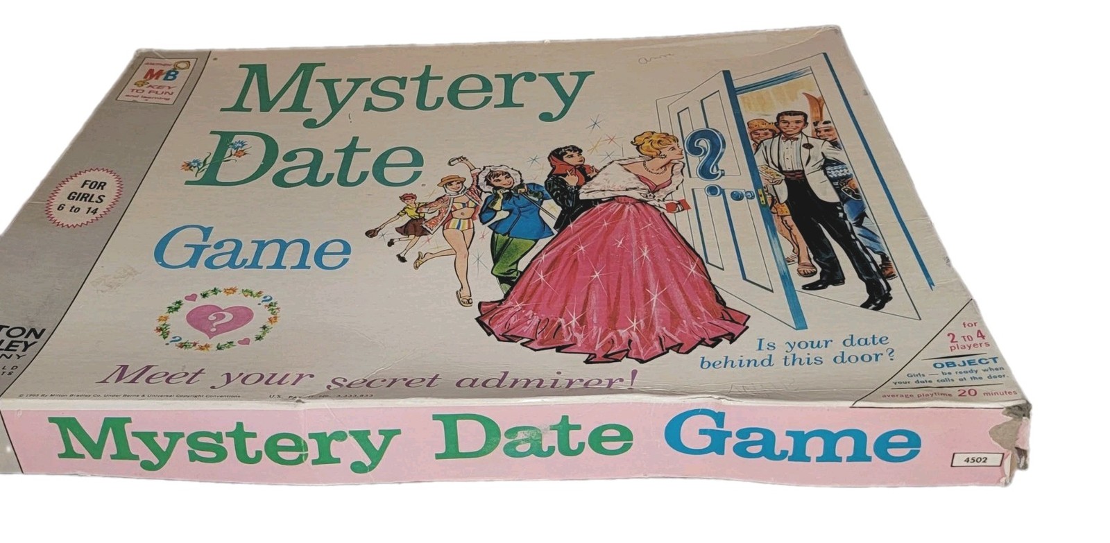 Vtg 1965 Mystery Date Board Game by Milton Bradley Complete Nostalgic Game Nite