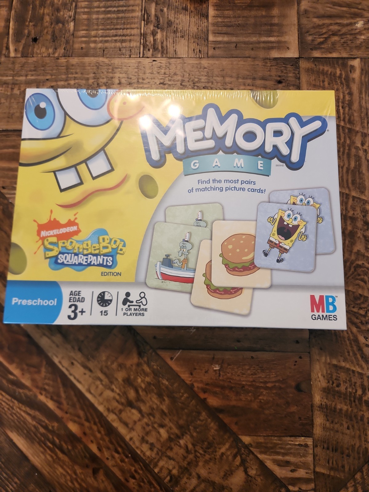 Spongebob Squarepants Memory Game 2008 Nickelodeon NEW SEALED