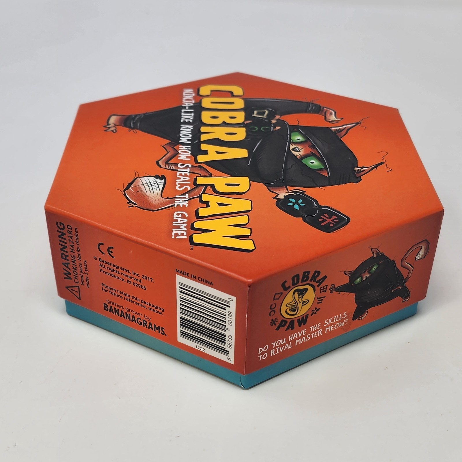 Cobra Paw Board Game 2017 Bananagrams Complete 2-6 Players Ninja Cat Good