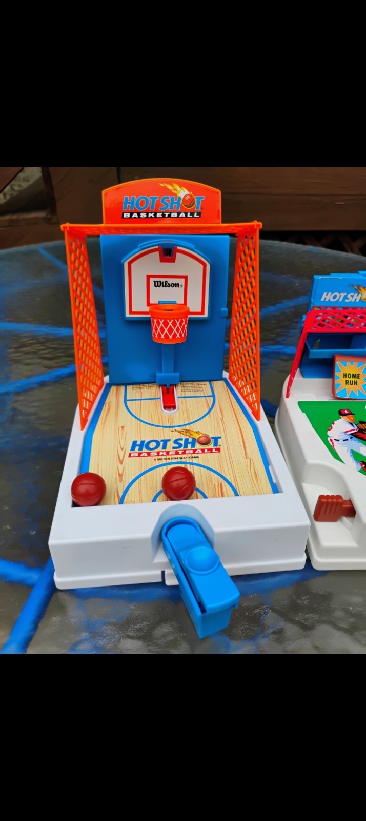 Vintage 1990s Hot Shot Basketball And Baseball