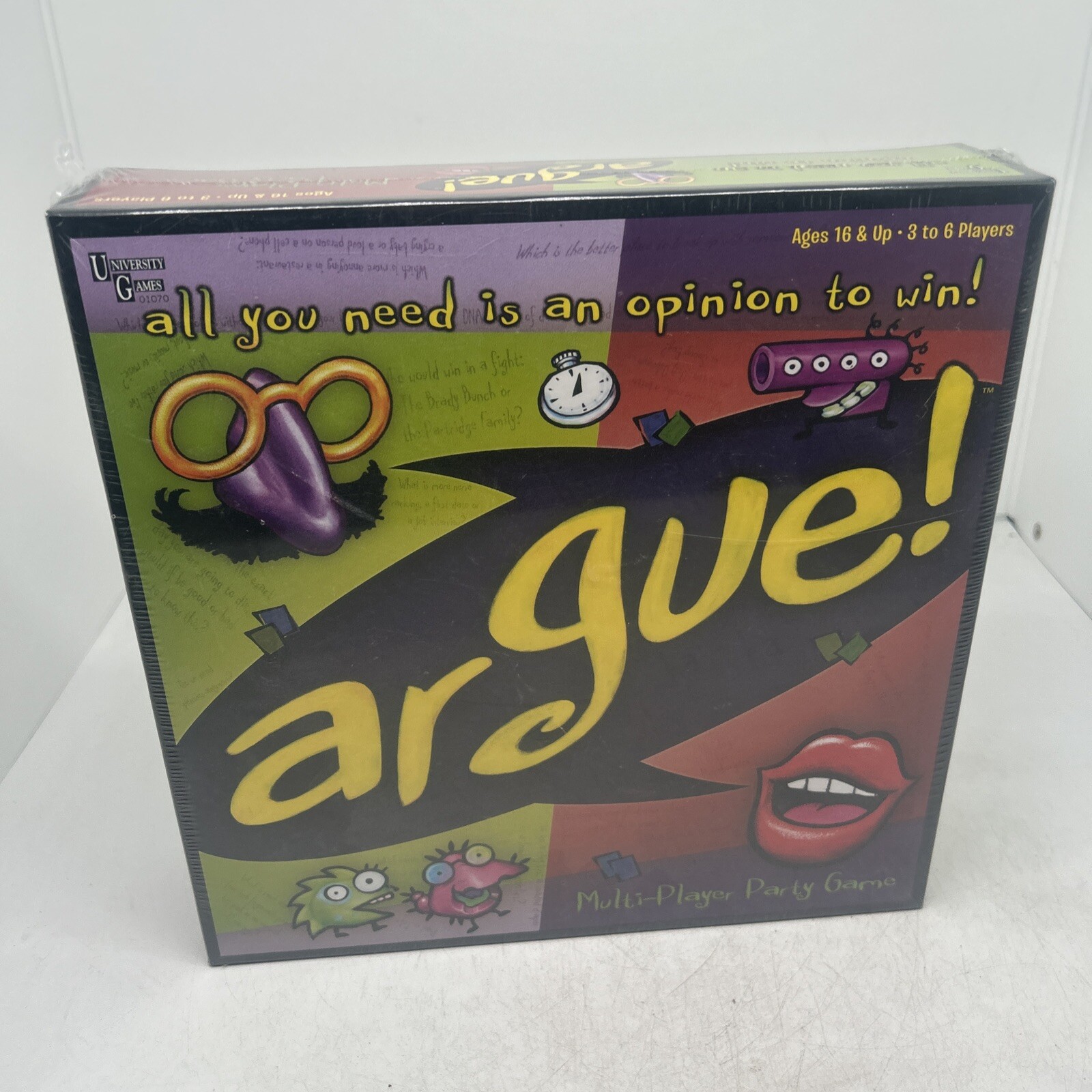 Argue Multi Player Party Game University Games Perfect Ice Breaker Board Game