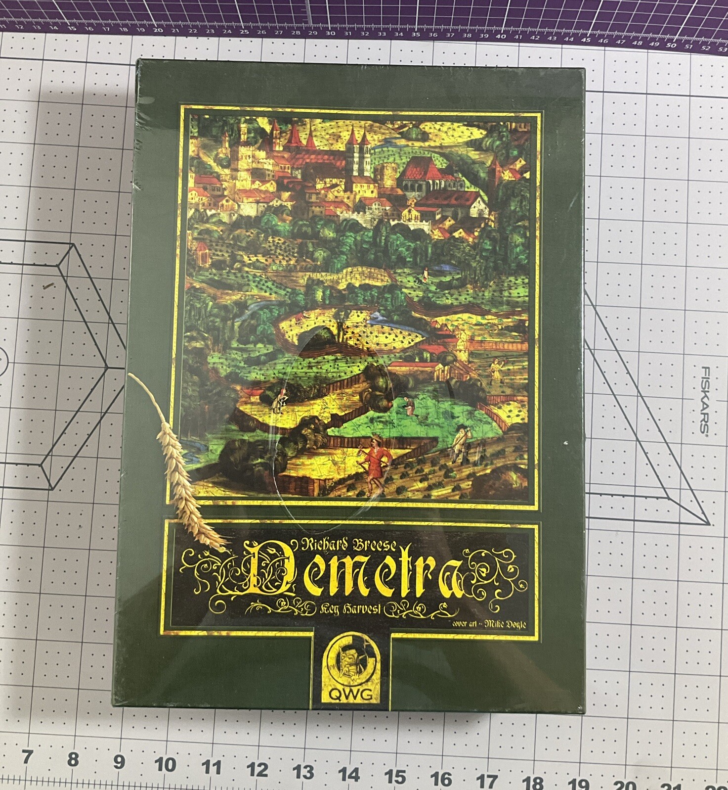 Richard Breese Demetra One Of A Kind Rare Board Game Instruction N Dutch French