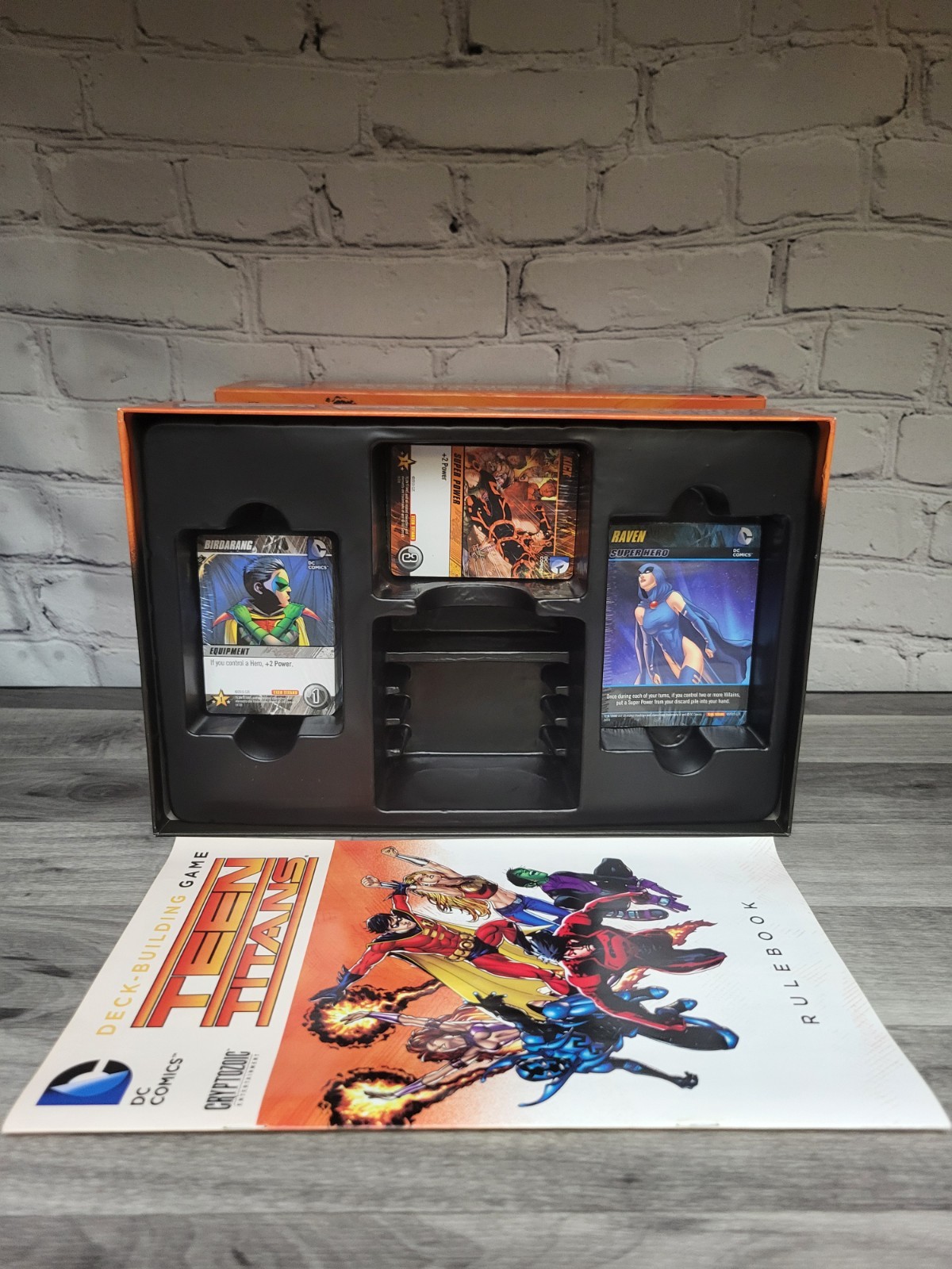 DC Deck-Building Game Teen Titans Opened Box Sealed Contents 2015 Missing Promo