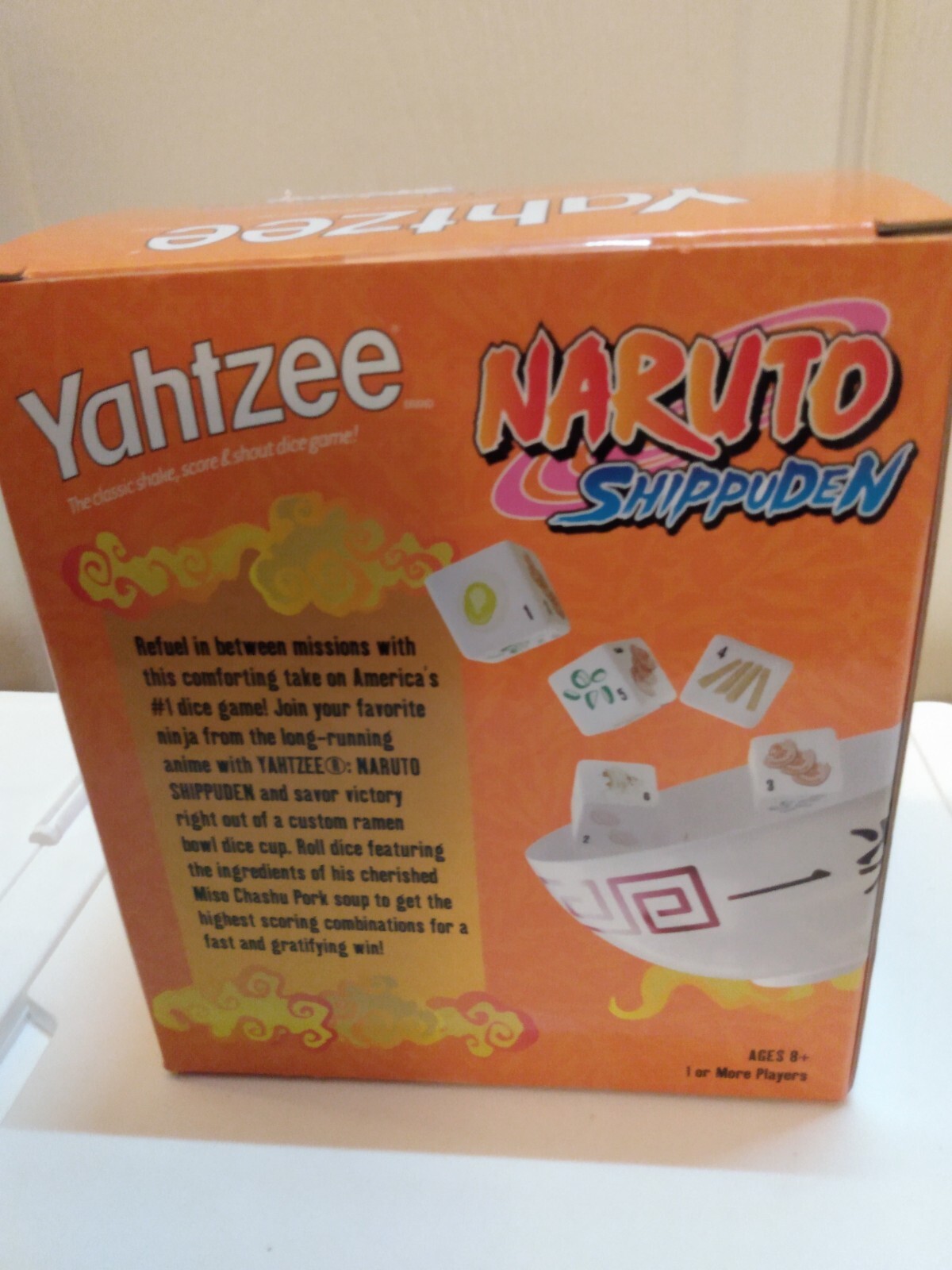 Yahtzee Naruto Shippuden Anime Dice Game Hasbro 2022 New In Sealed Box Complete