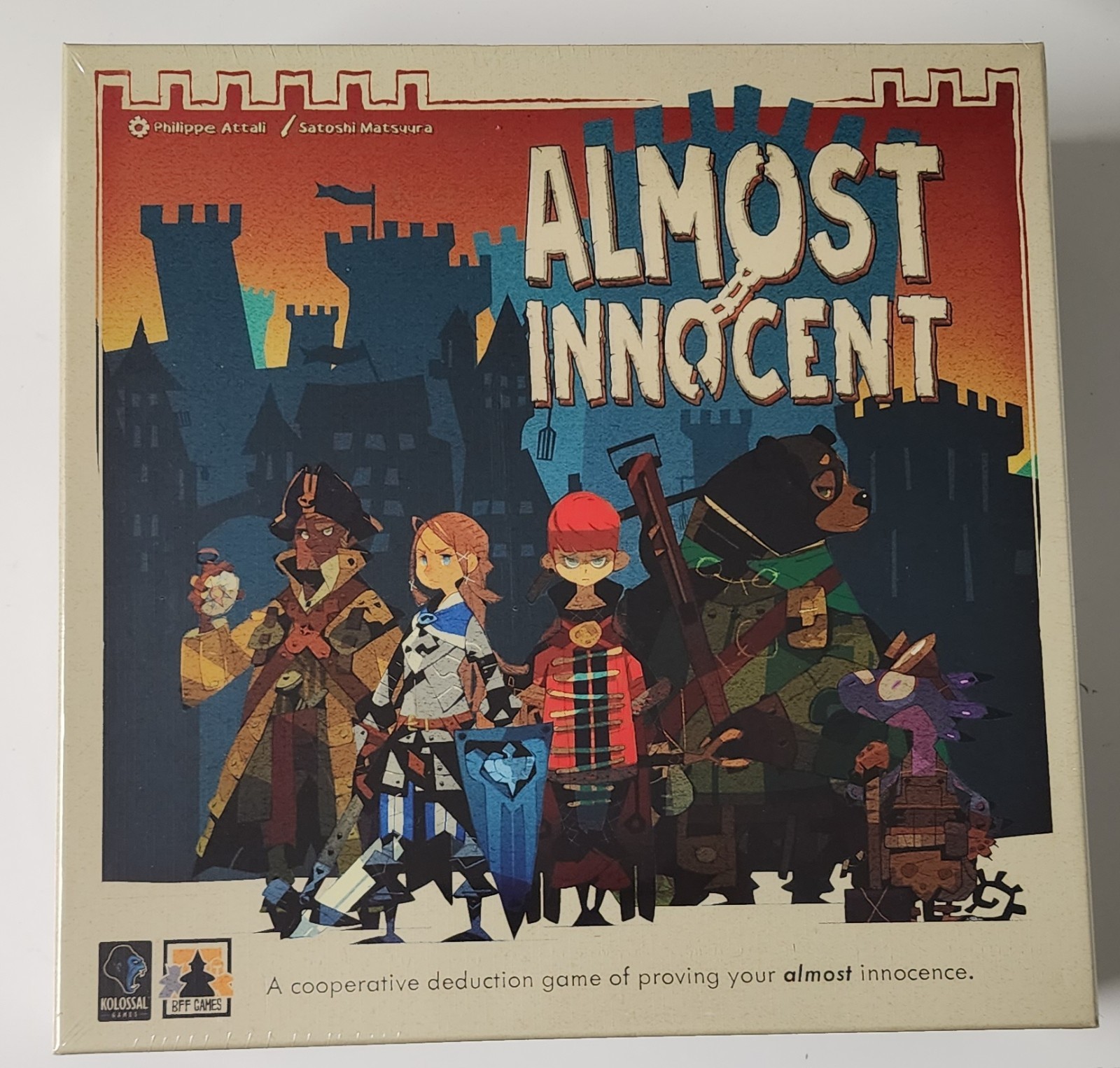 Kolossal Board Game Almost Innocent Box (New) W/ Fast Shipping