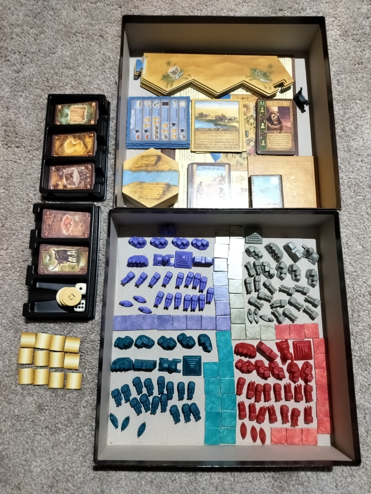 Catan Ancient Egypt Collectors Edition Mayfair Board Game Complete