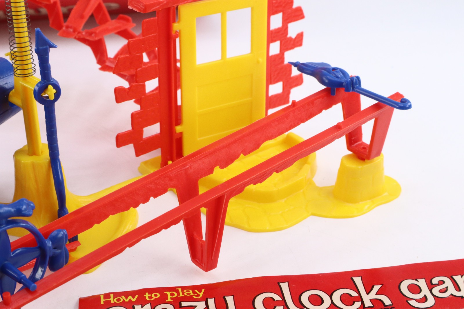 Vtg 1964 Ideal CRAZY CLOCK Game 100% Working & Working W/ Box