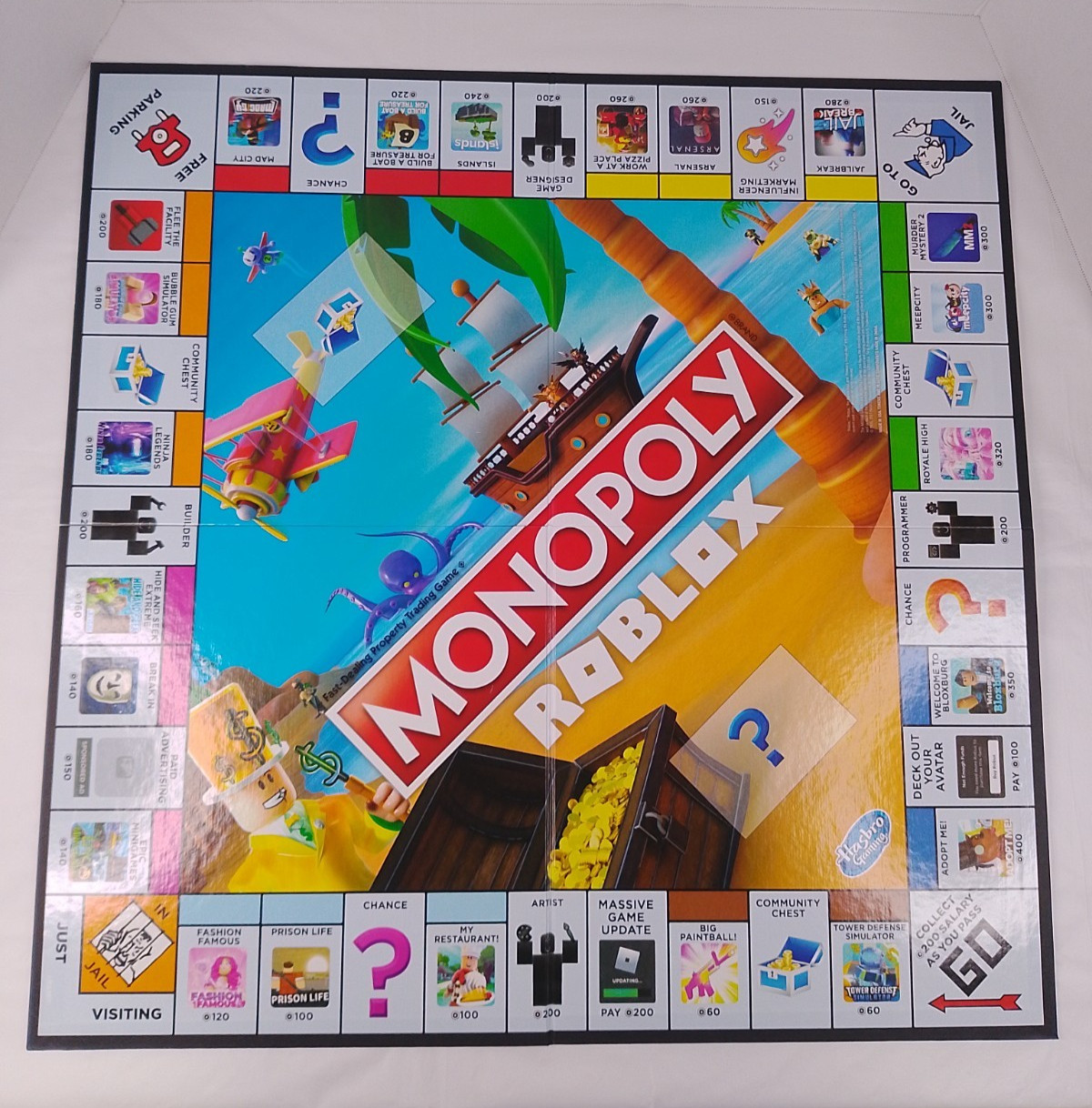 Monopoly Roblox 2022 Edition Board Game Complete Used – Code Status Unknown