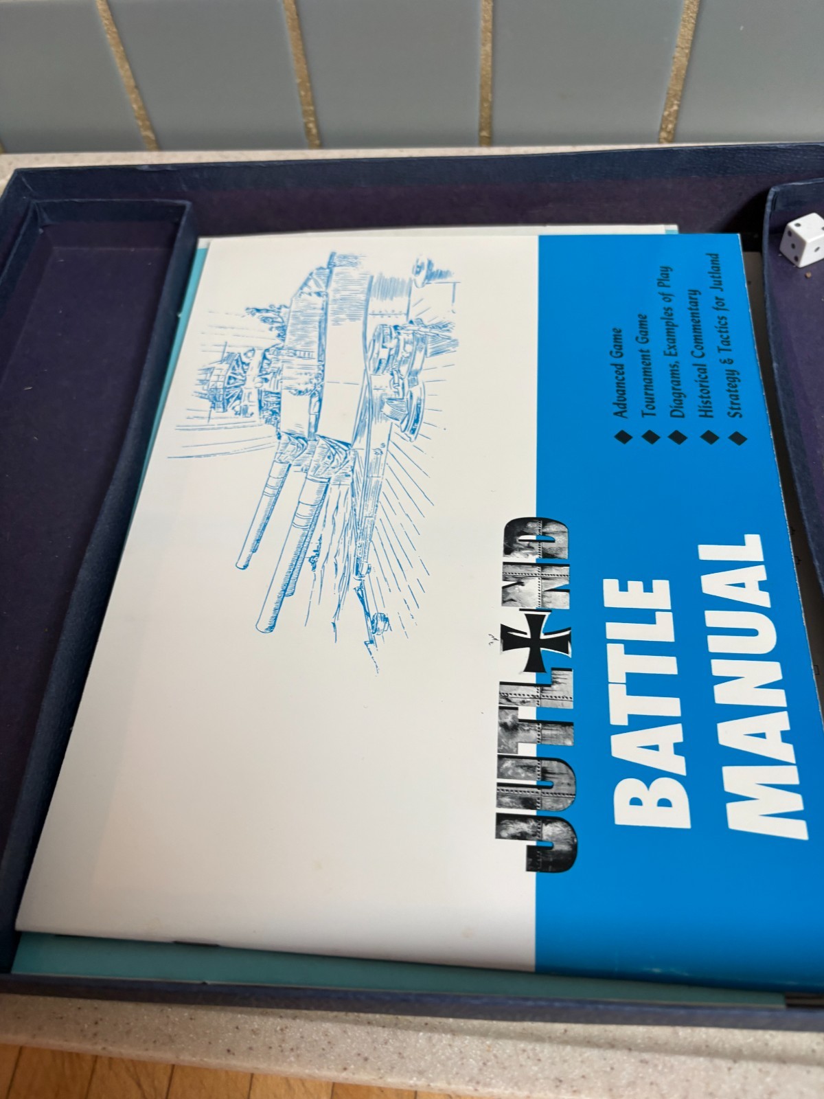 Avalon Hill Jutland Vintage WWI Naval Board Complete 1967