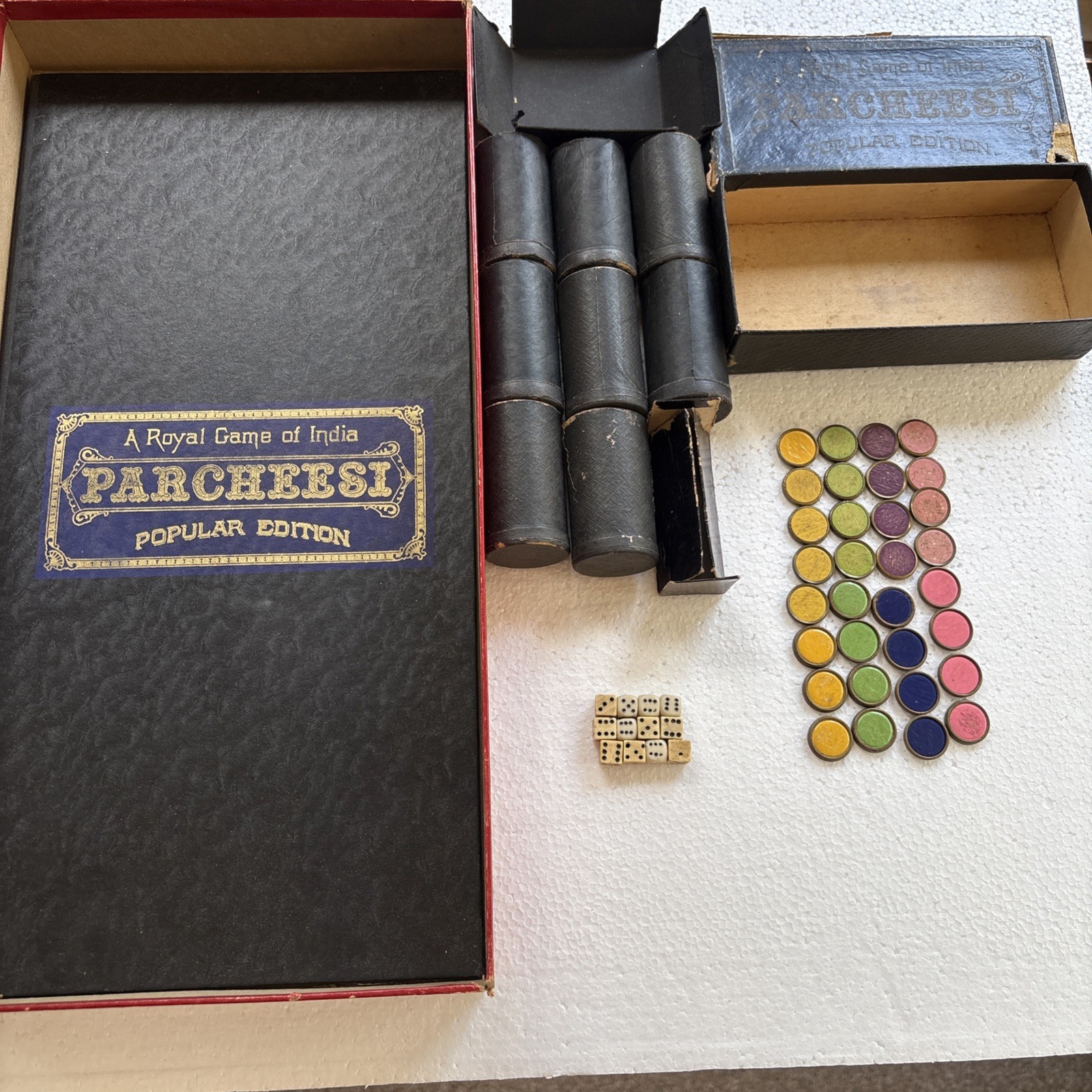 Two Vintage Parcheesi Game
