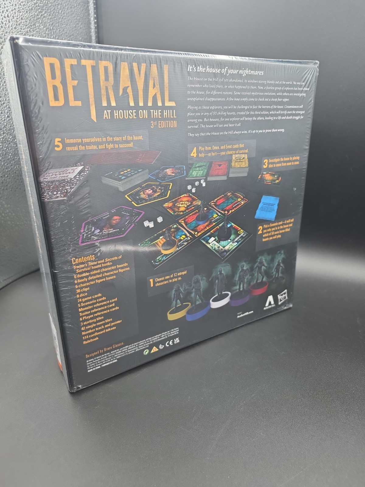 BETRAYAL AT HOUSE ON THE HILL 3rd Ed Avalon Hill Board Game STILL FACTORY SEALED