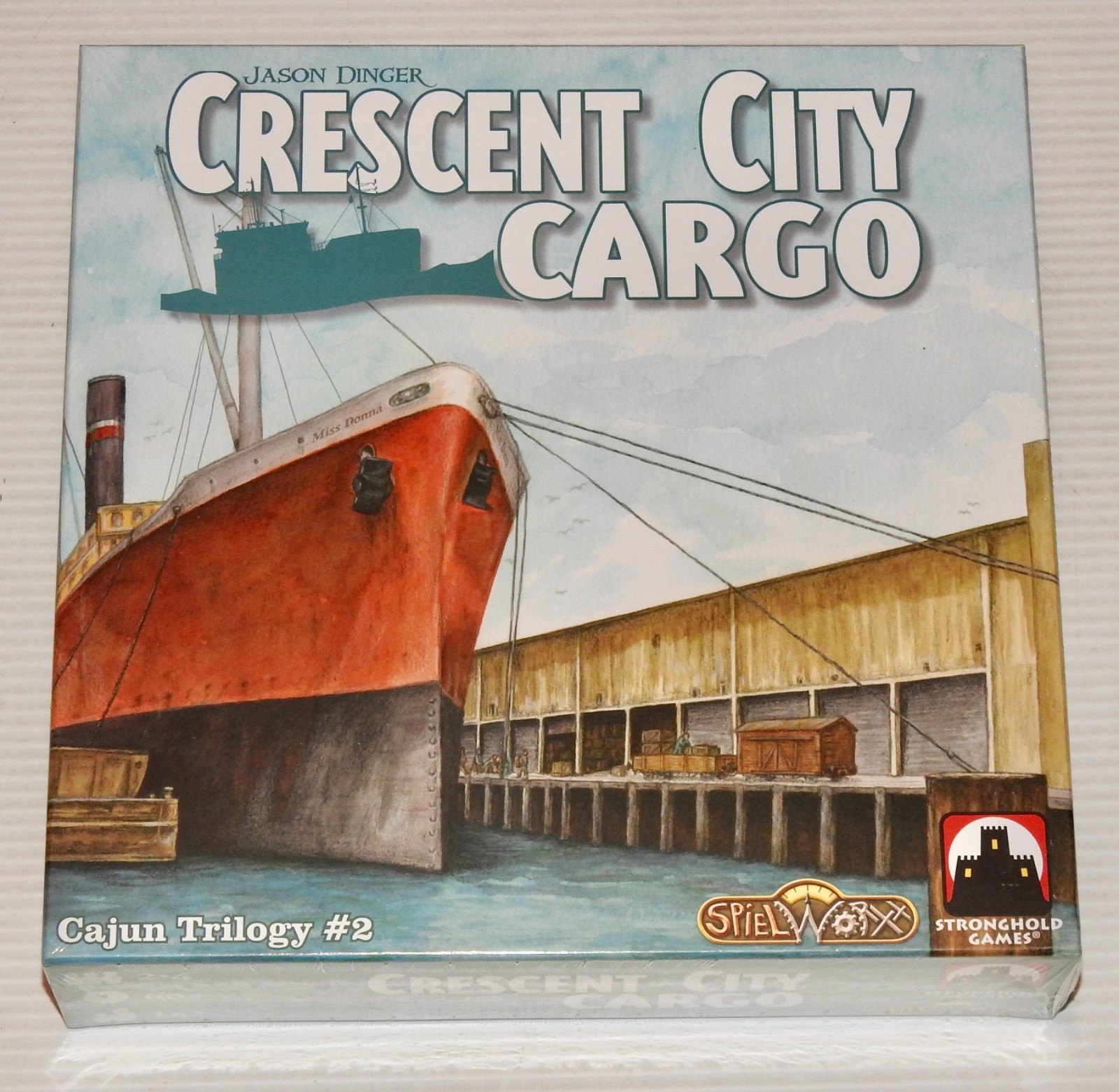 2020 Crescent City Cargo Spielworxx Board game New in Shrink Stronghold Games