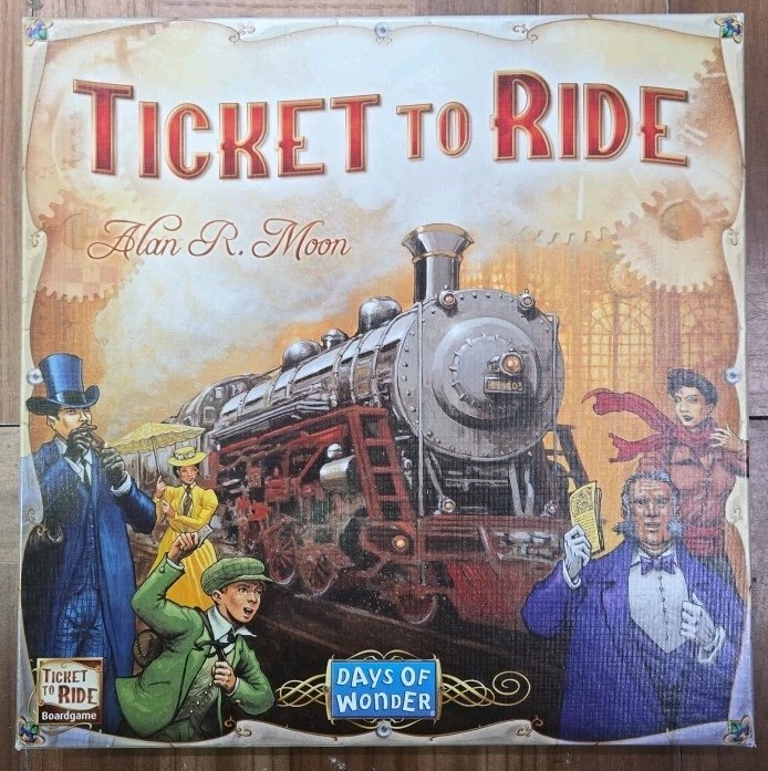 Days of Wonder Ticket To Ride 2004 Alan R Moon German Board Game NEW OPENED BOX