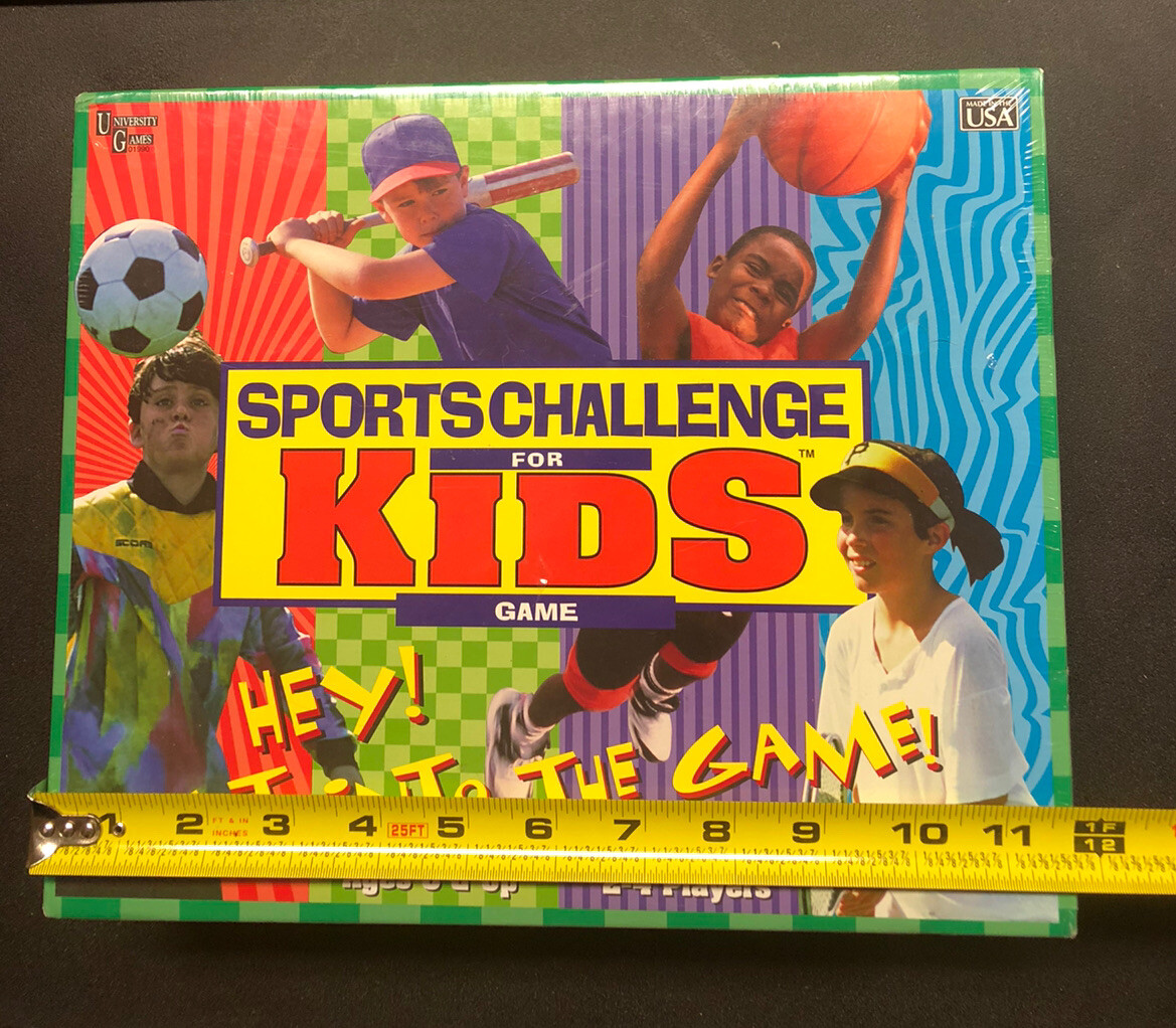 Sports Challenge for Kids Game 1998 University Games Corporation Ages 8+ New