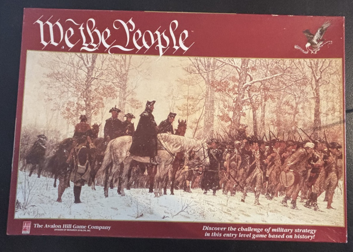 We the People – the American Revolution – Vintage Avalon Hill board game,