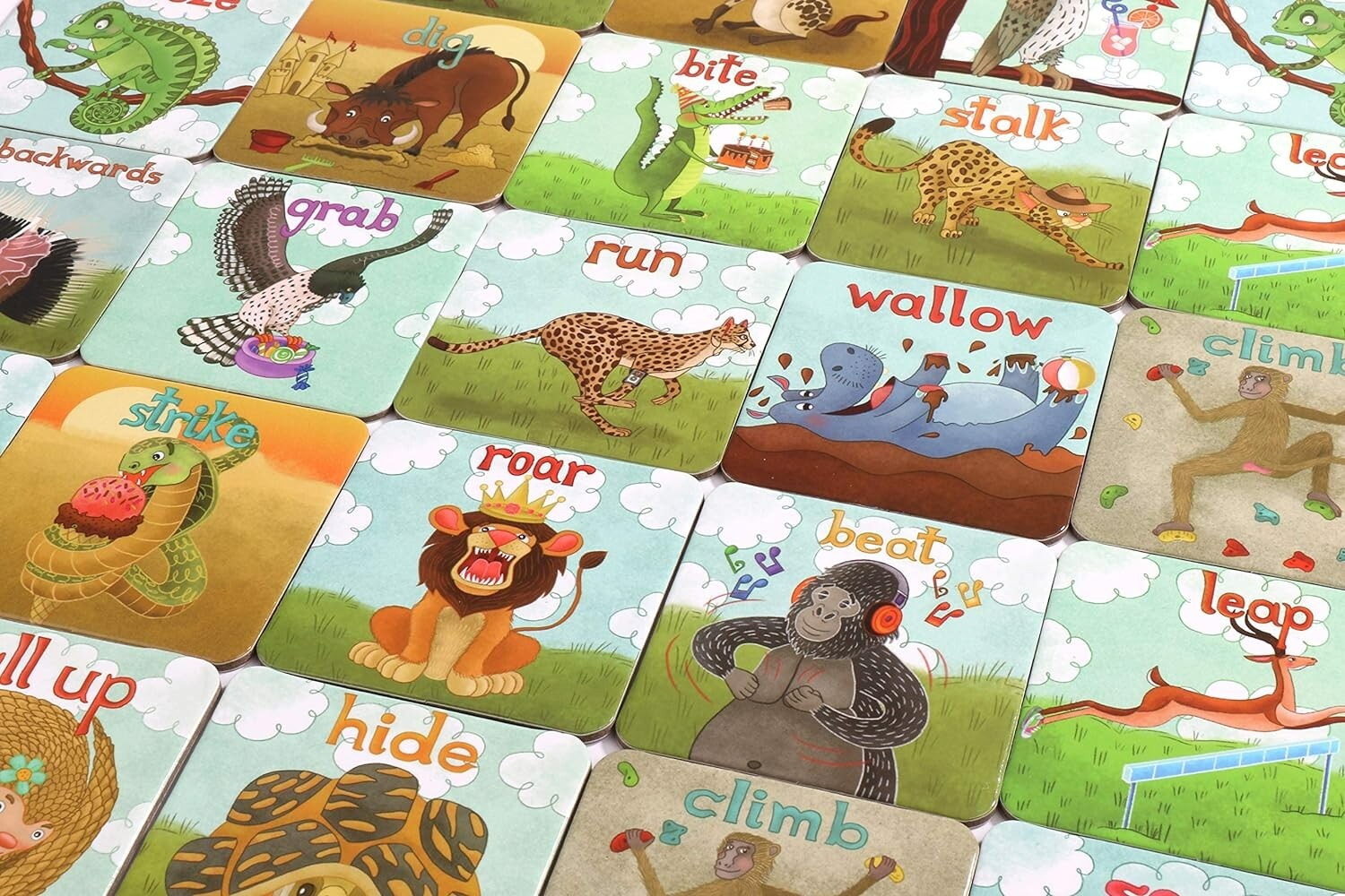 Movement Memory Game for Toddlers 2-4 Years – Educational Matching Game