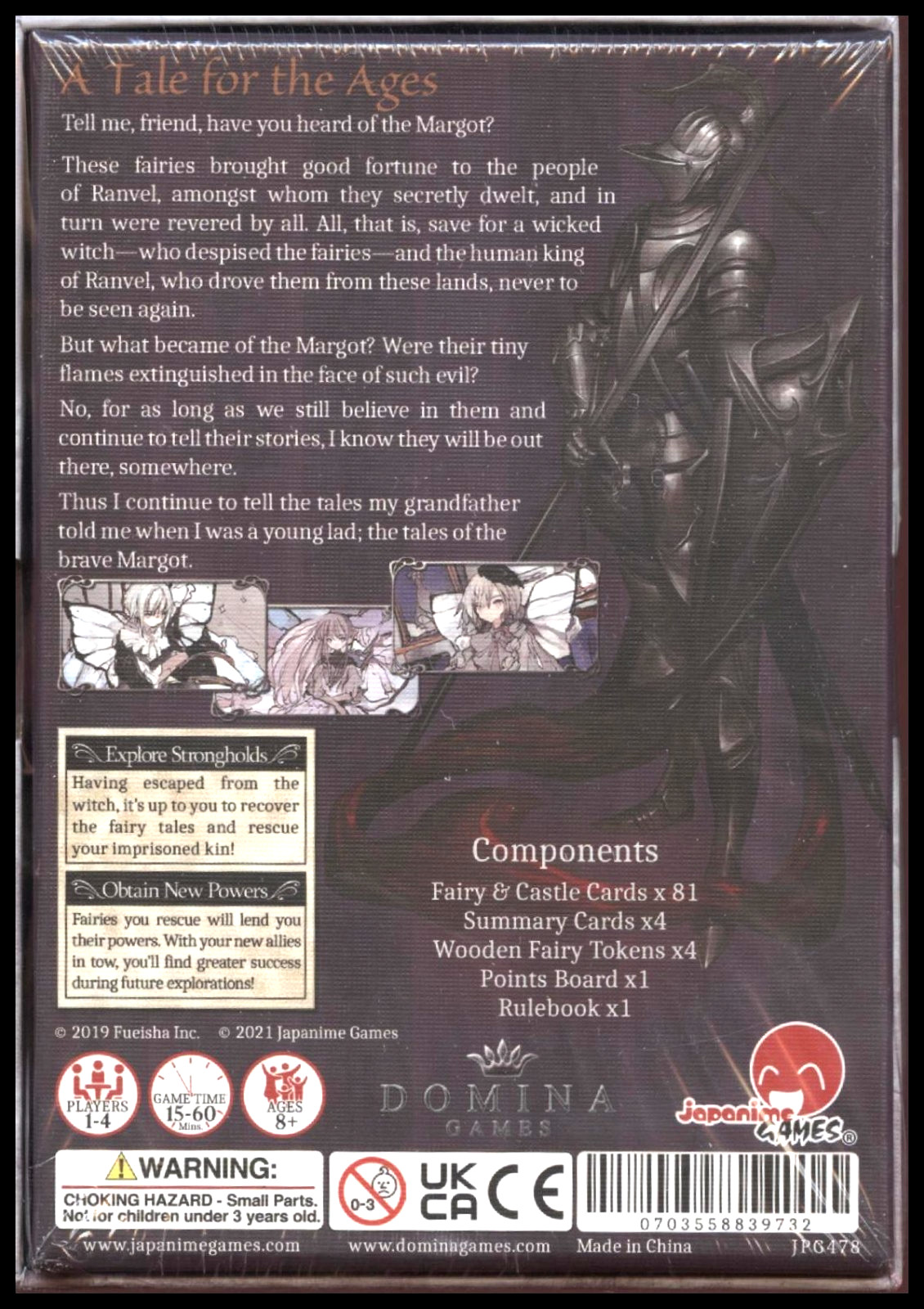 Margot La Fée Card Game Domina Games Sealed Japanese Fantasy Anime TCG