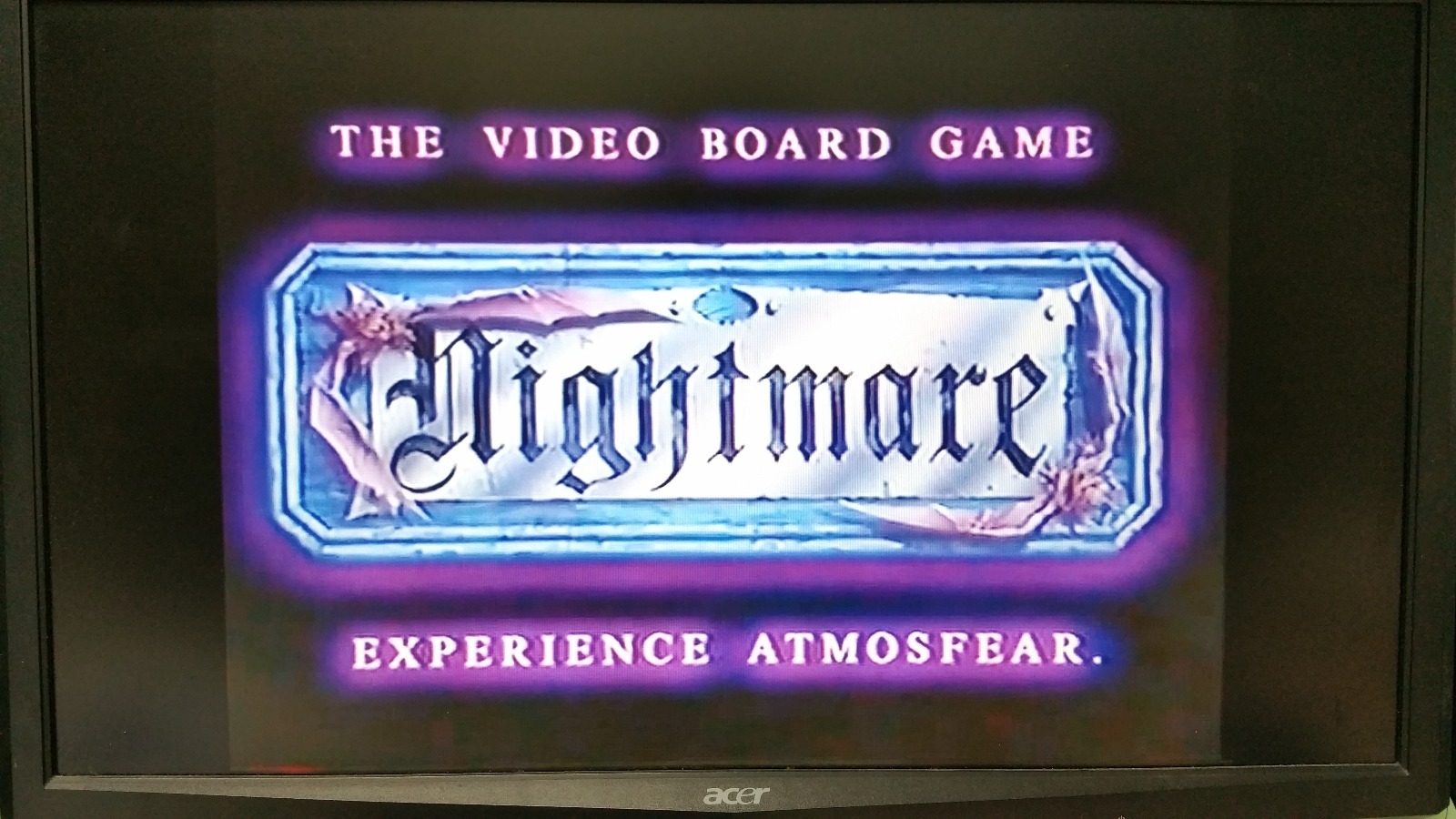 Nightmare Video Board Game DVD of the VHS VCR Tape Horror