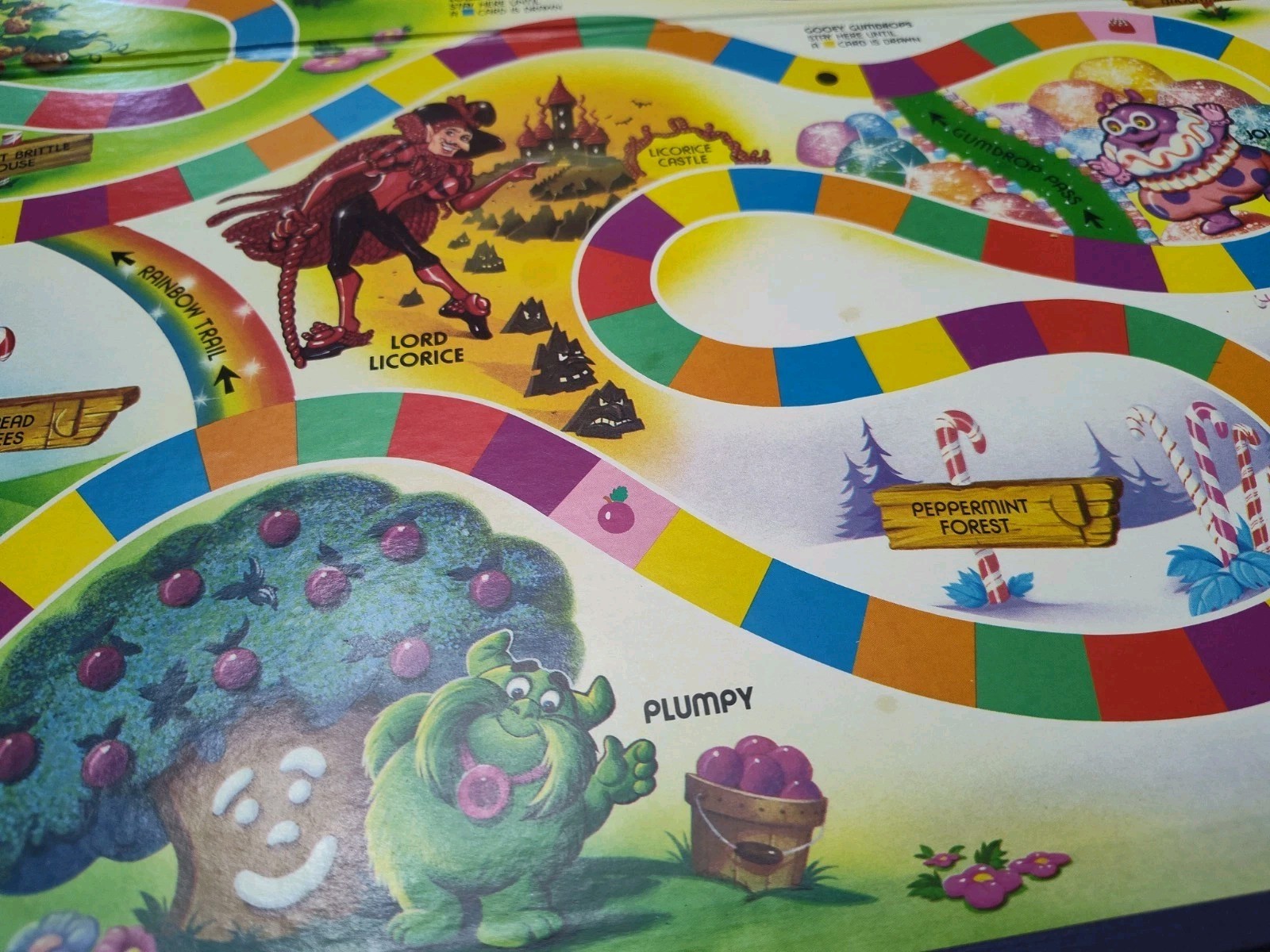Milton Bradley Candy Land Board Game 1984 Candy Theme 2+ Players Ages 3-6 Read
