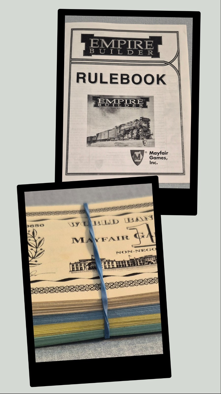 Mayfair Games EMPIRE BUILDER 2001 ED w/Mexico 450 Board Game Railbuilding DAMAGE