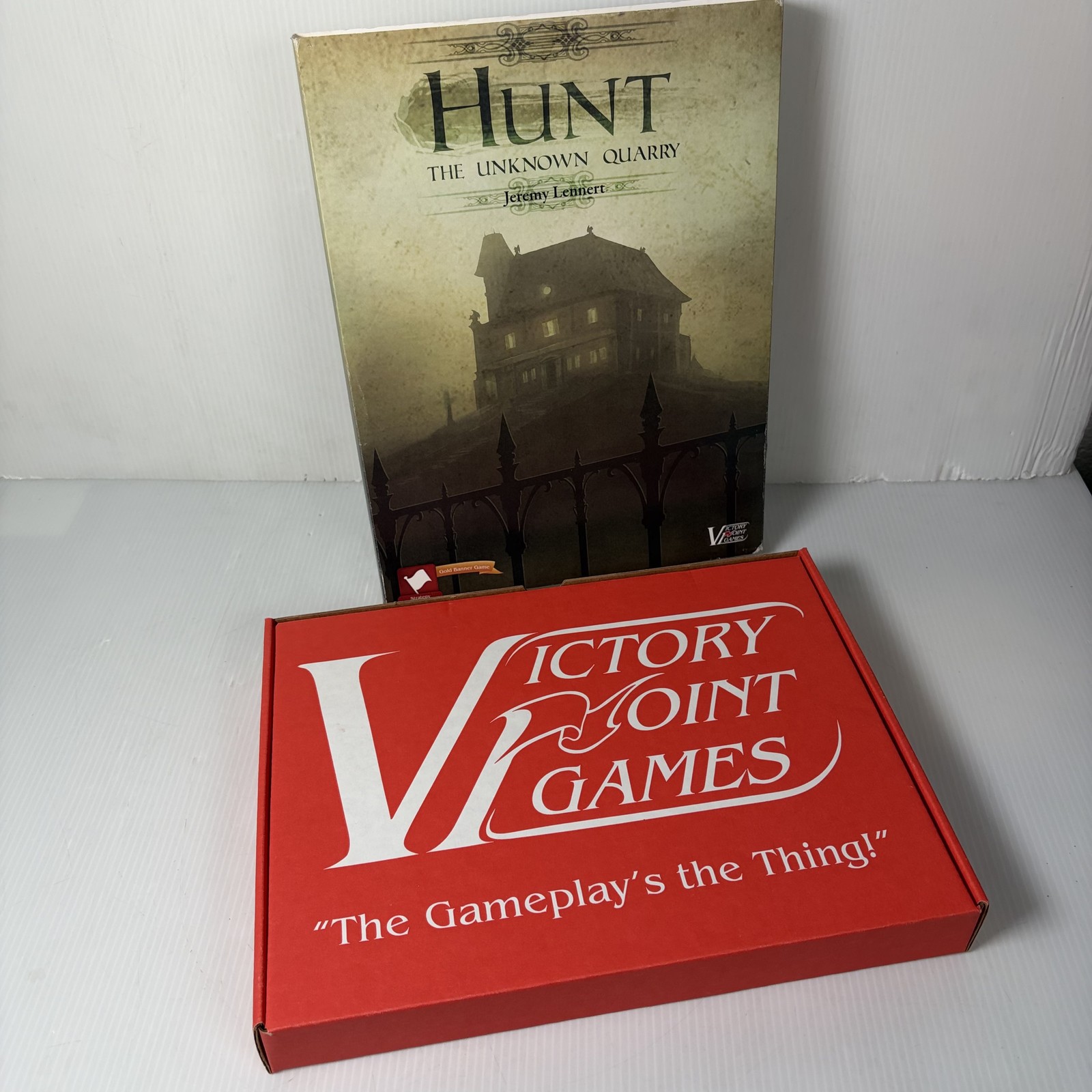 Hunt The Unknown Quarry Board Game Victory Point Games Deduction Combat Mystery