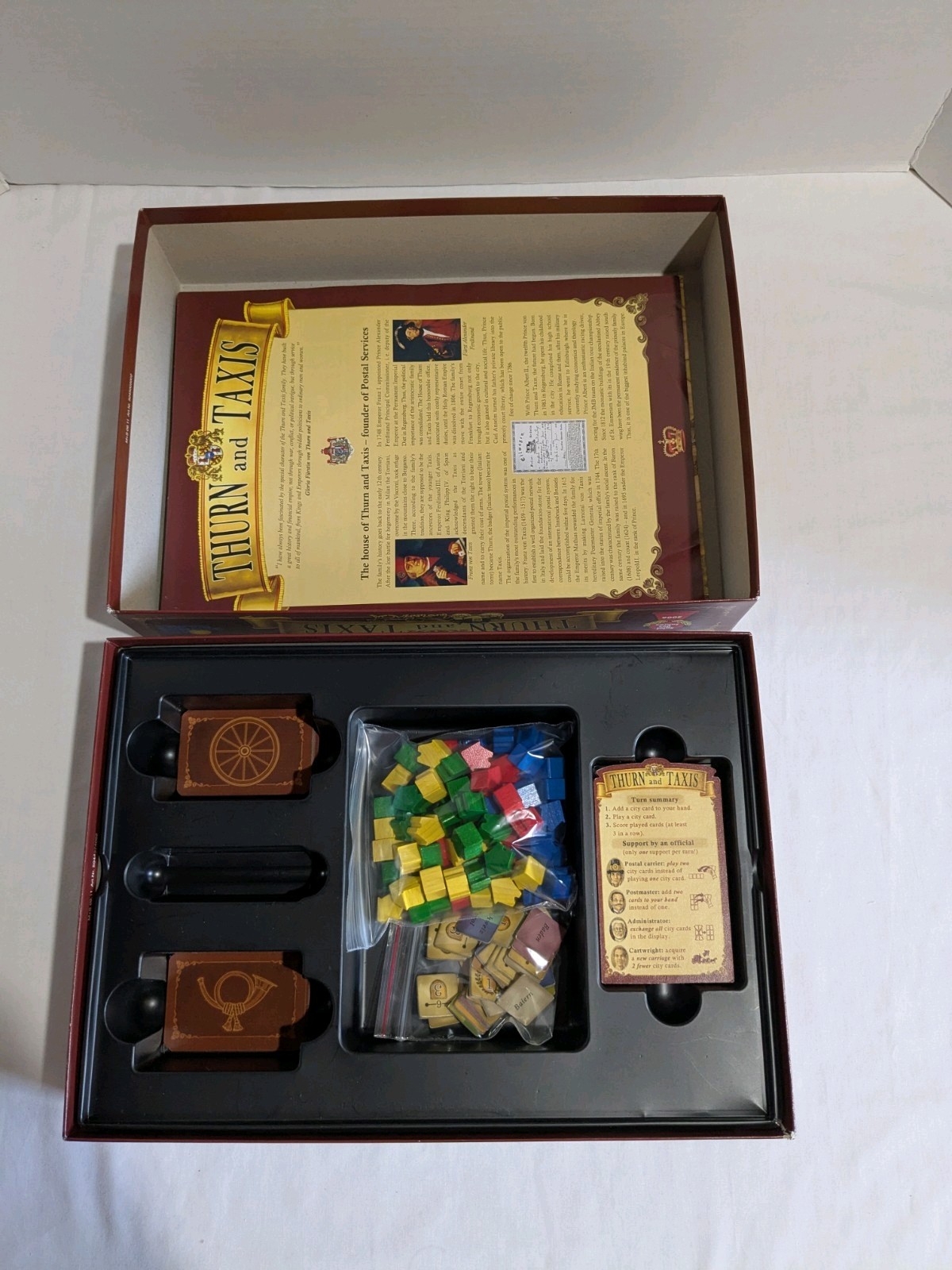 Thurn and Taxis Board Game Complete Rio Grande Games 2006