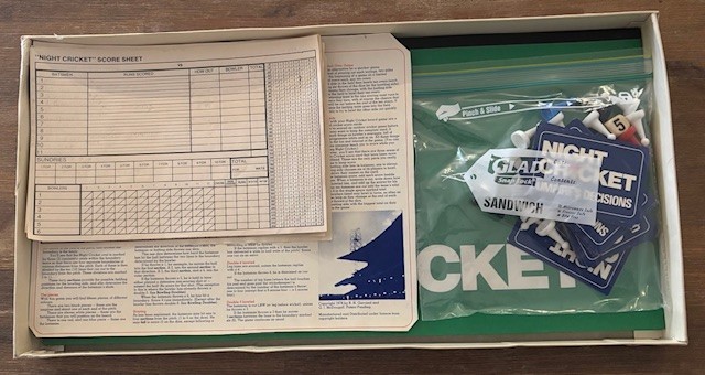 VINTAGE 1978 – World Series Cricket WSC -Night Cricket Board Game – RARE