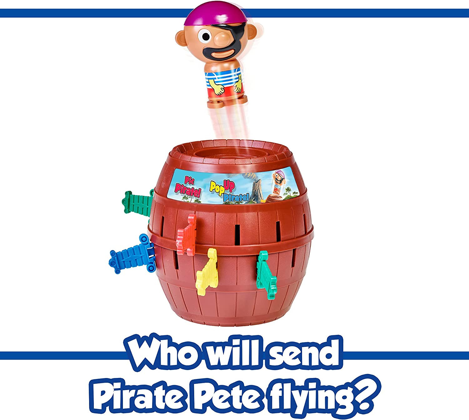 TOMY Pop-Up Pirate Board Game – Fun Family Game Night Activity for Kids Ages 4+