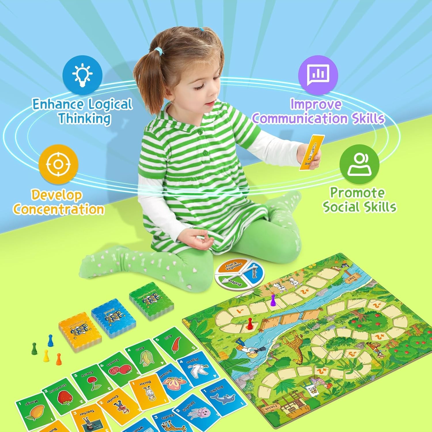 Just Guess Game for Kids Childrens Logical Thinking Problem Solving Abilities
