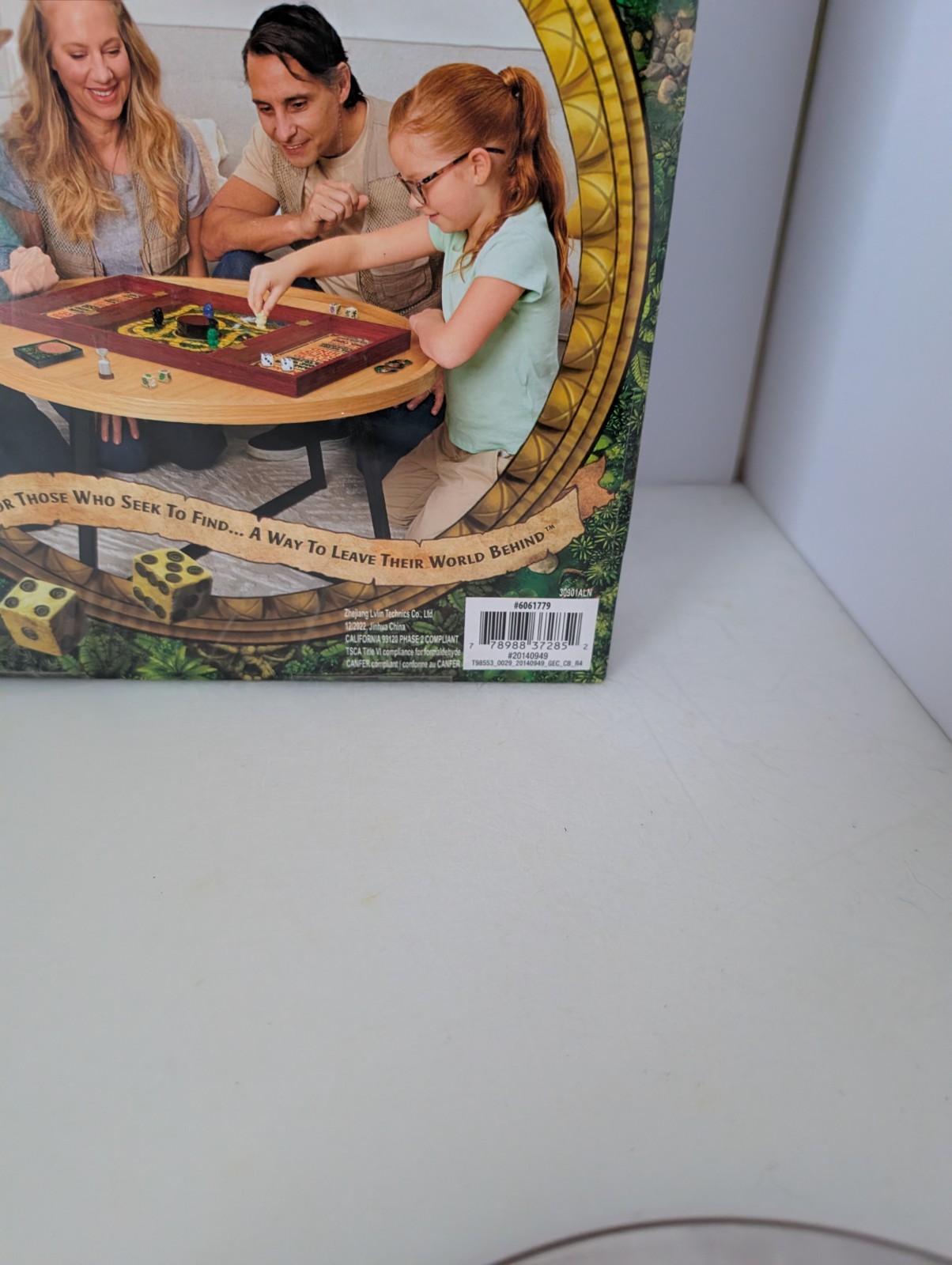 Jumanji The Game in a Real Wooden Box Edition Adventure Board Game – Sealed