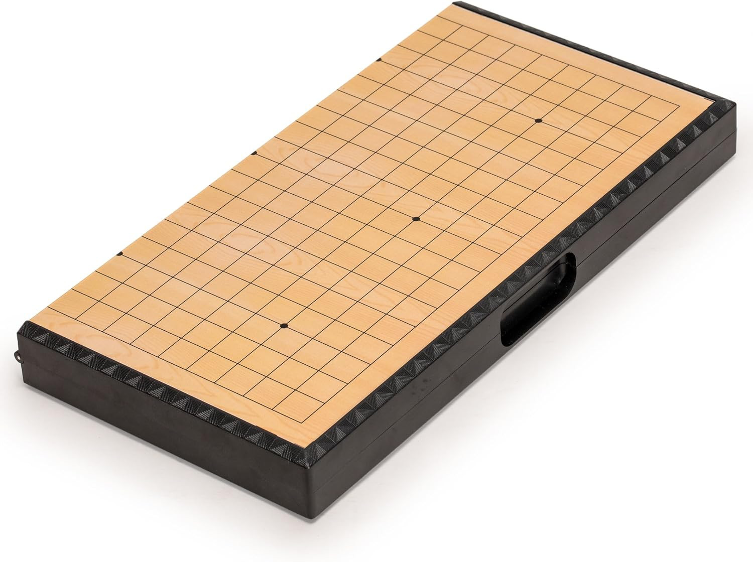 Magnetic Go Game Set with Single Convex Magnetic Plastic Stones and Go Board, 11