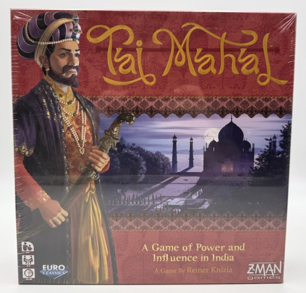 Taj Mahal Board Game Reiner Knizia Z-Man Games 2018 ~ New