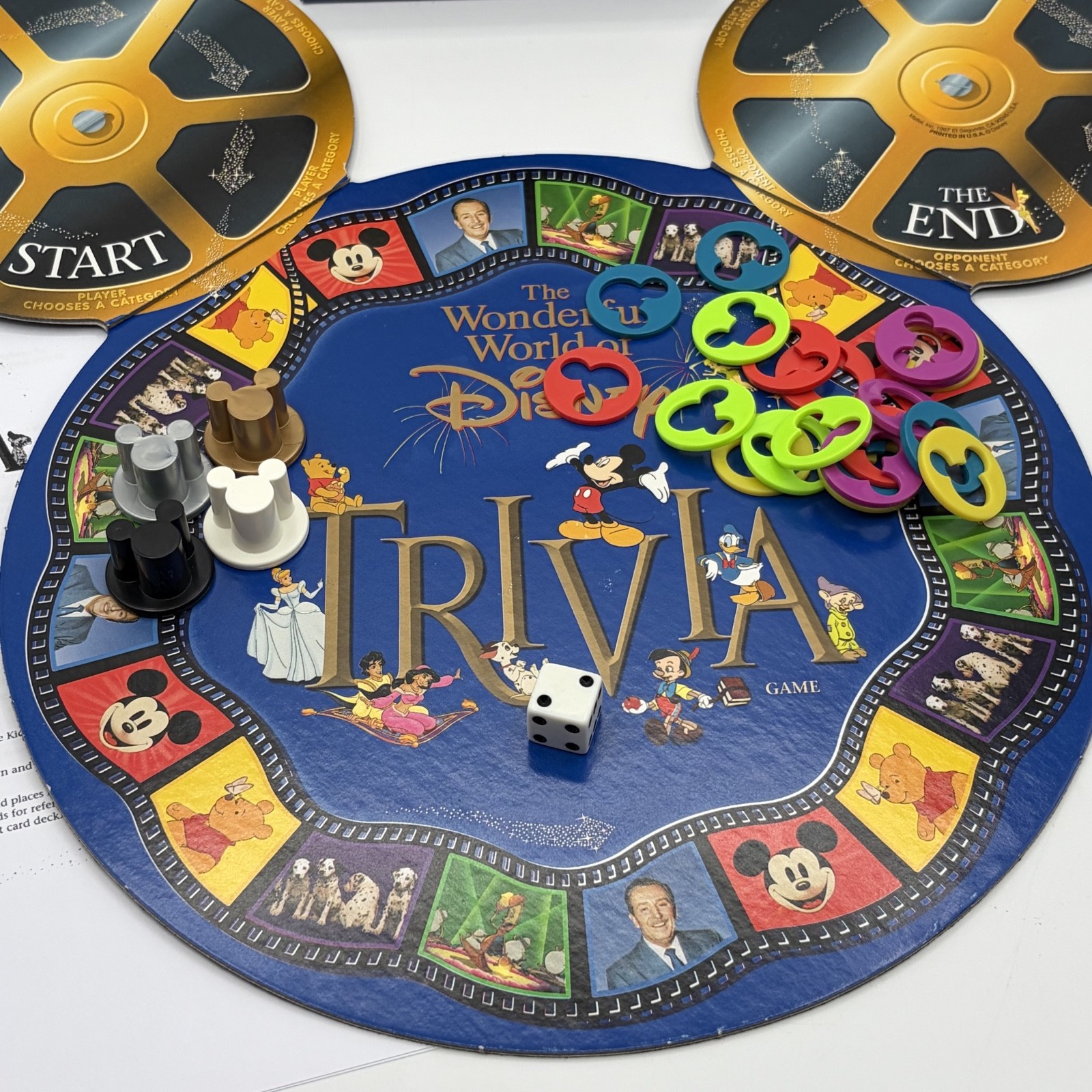 The Wonderful World Of Disney Trivia Trivial Pursuit Board Game 1997 Complete