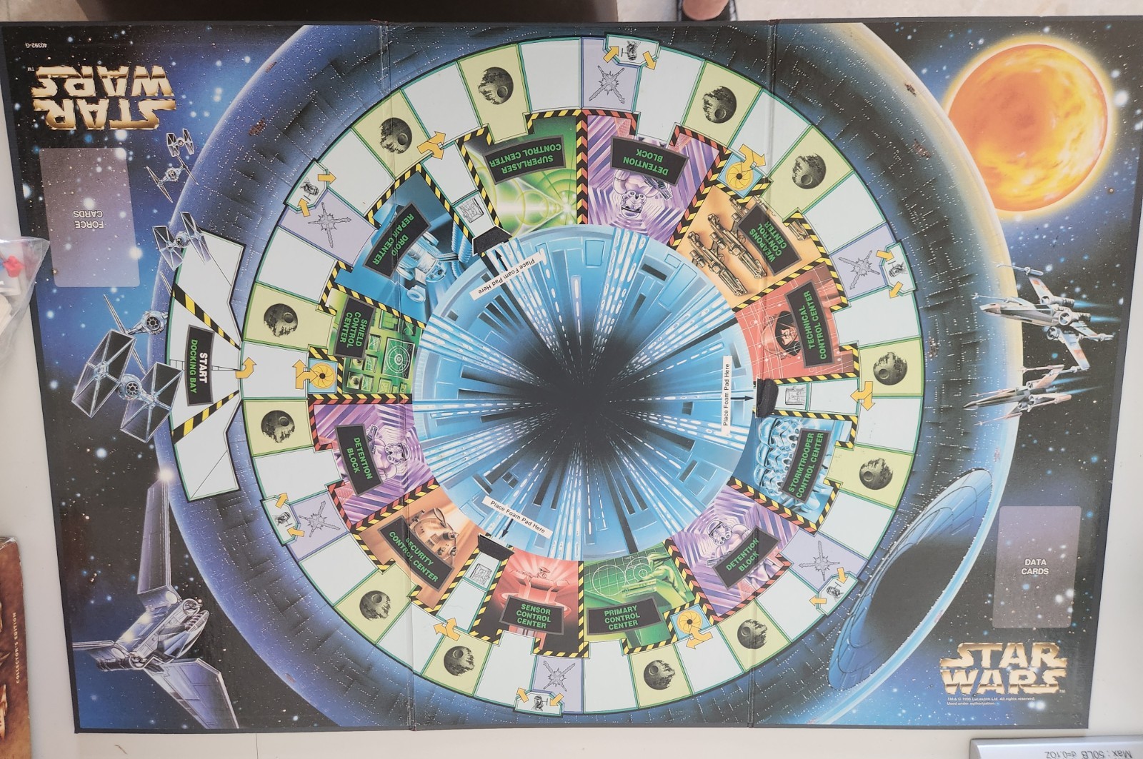 Star Wars The Interactive Video Board Game Parker Brothers 1996 Complete