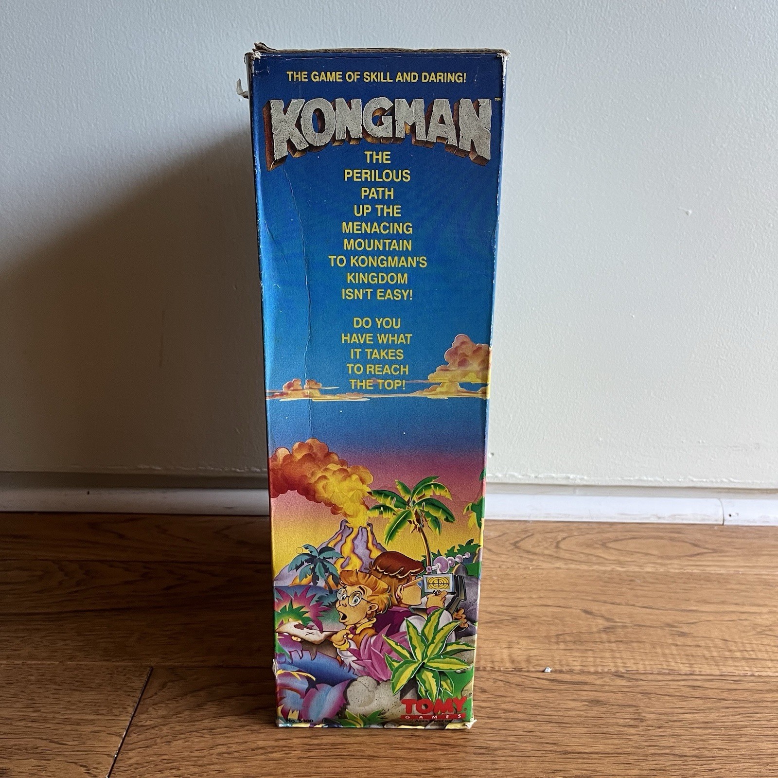 Vintage 1982 Tomy Kongman Game w Box Parts Battery Toy King Kong Marble Maze