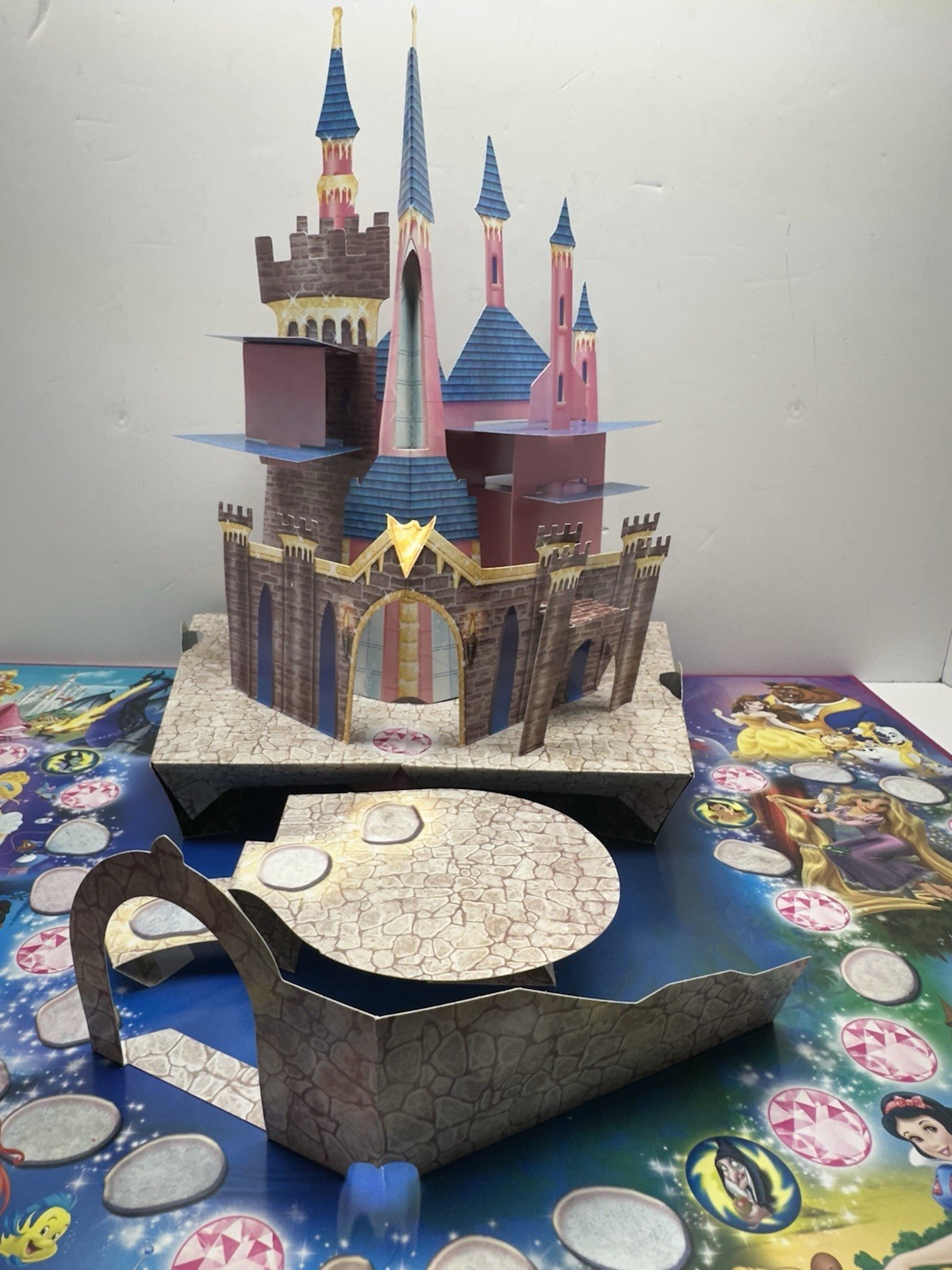 Disney Princess Pop Up Magic Castle Board Game board ONLY