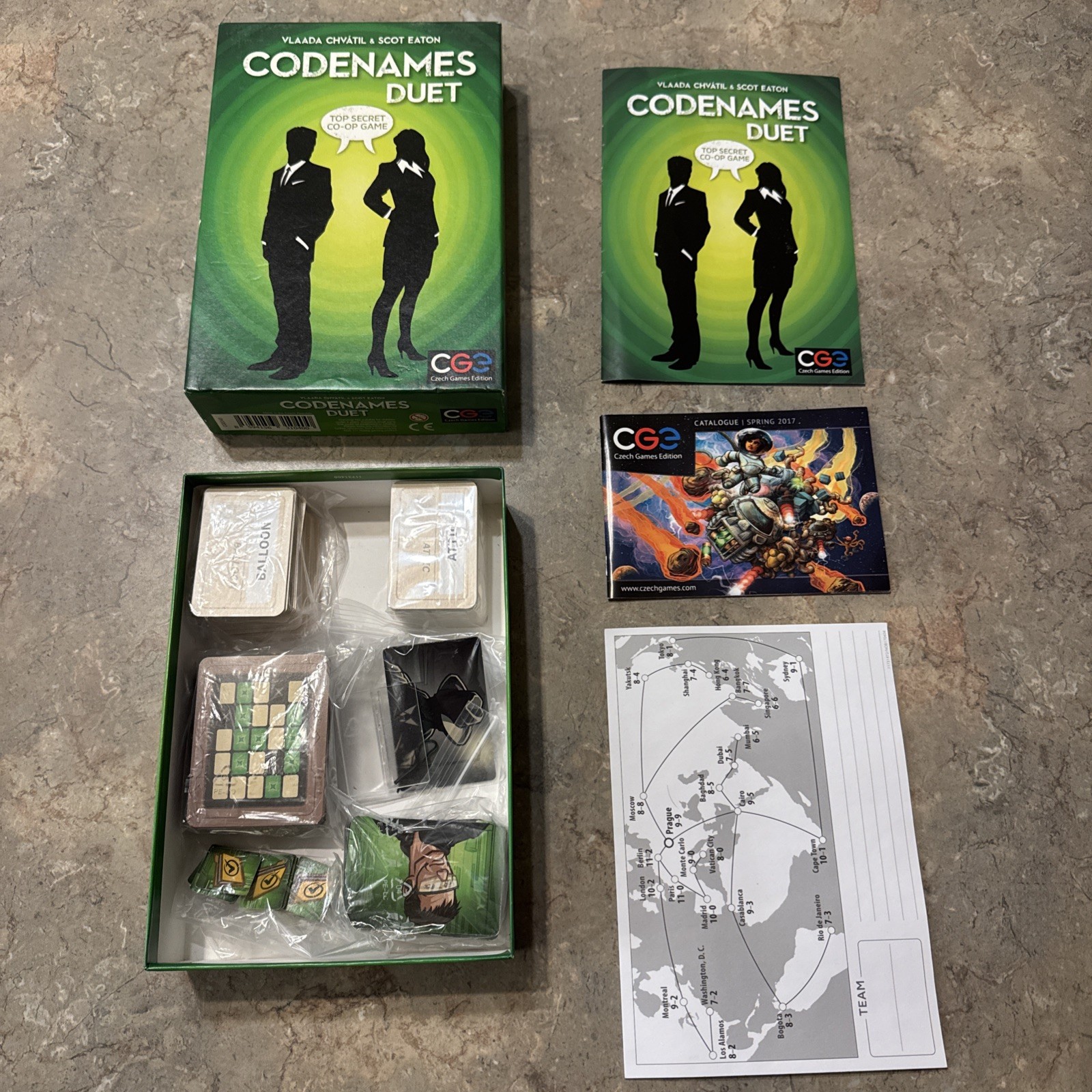 Codenames Duet Board / Card Game (Czech Games Edition) – VGC (CGE040) Complete