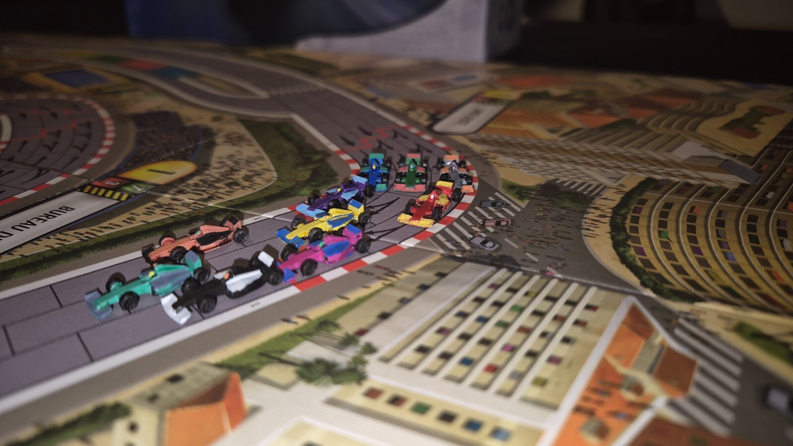 Formula D 10 painted miniature cars F1 / 10 cars F1 (20mm) painted
