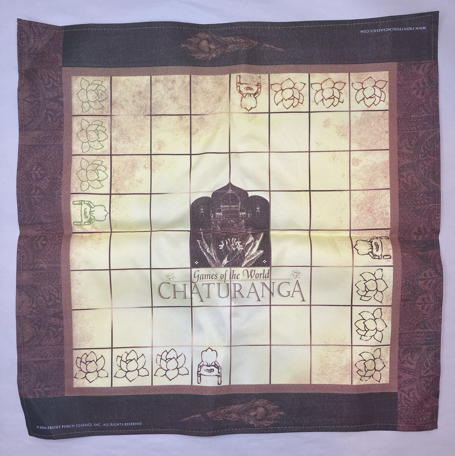 Chaturanga Classic Board Game From India Front Porch Classic Complete *Read*