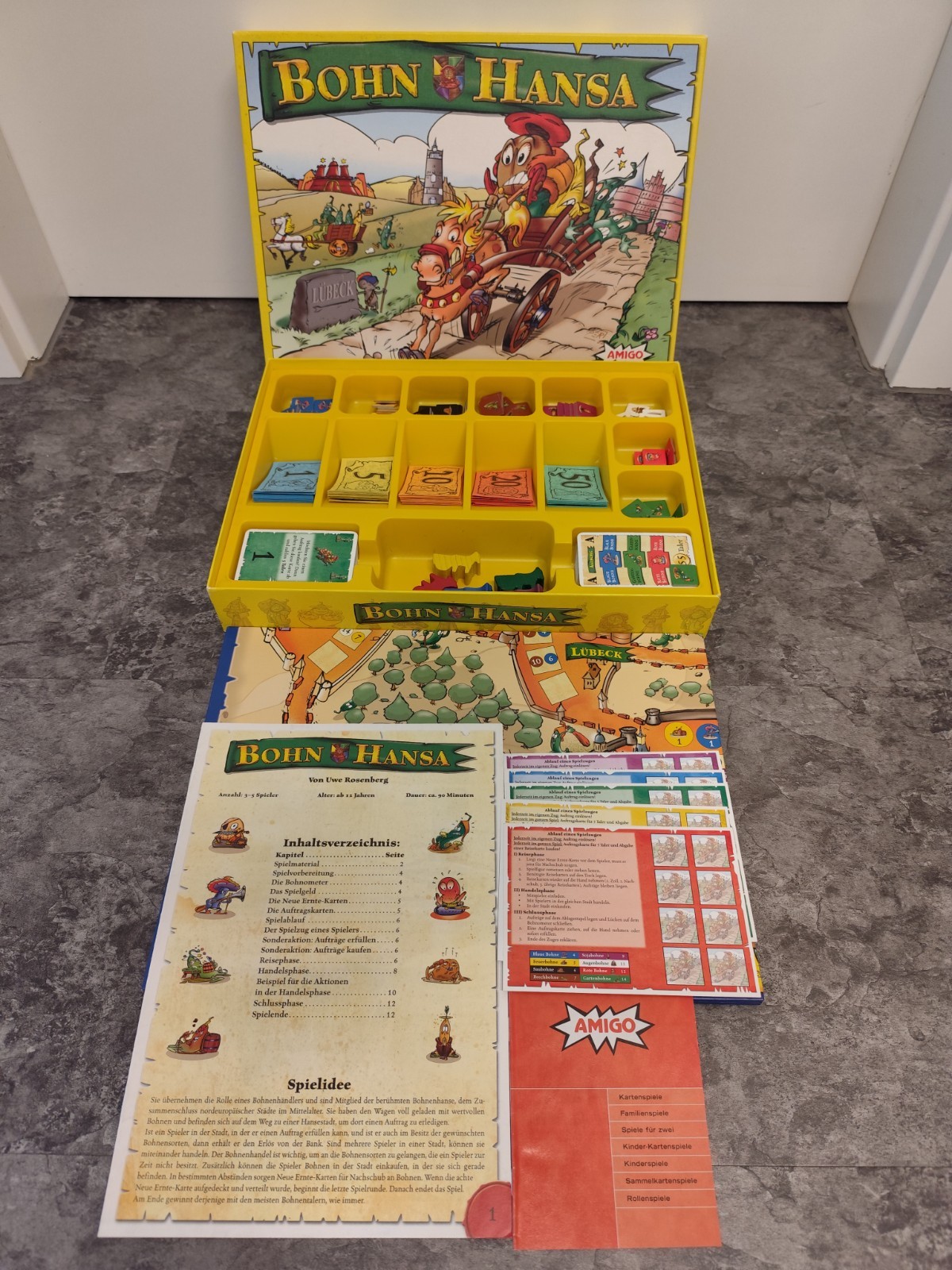 Bohn Hansa – Bohnanza series – board game – family game – Amigo Verlag
