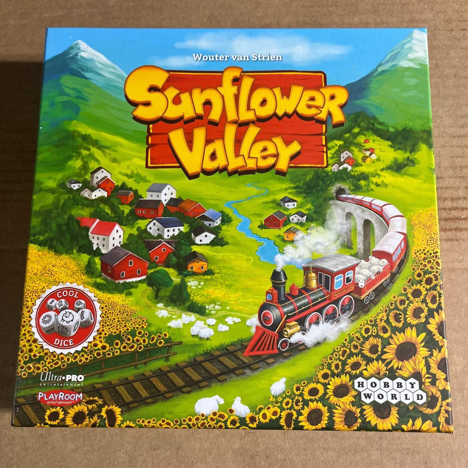Playroom Entertainment Boardgame Sunflower Valley – Roll & Draw Box EX/NM