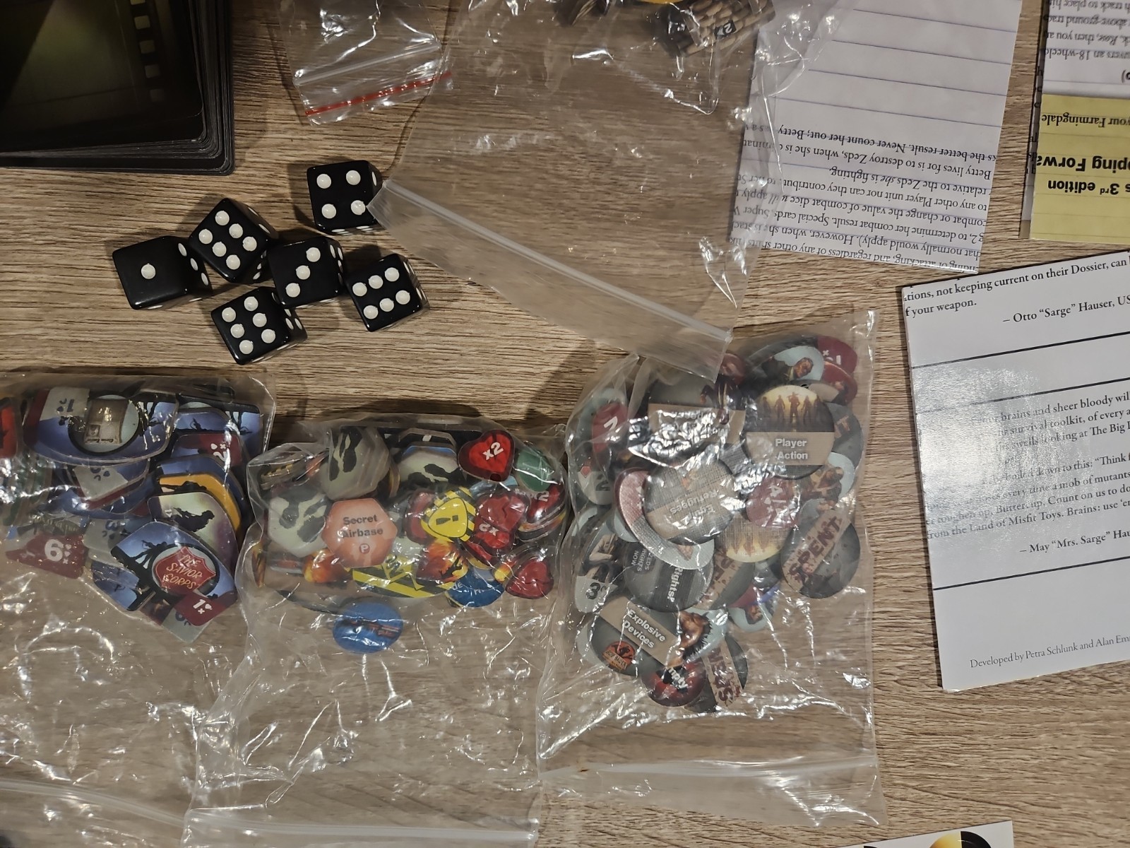 Dawn of the Zeds Board Game 3rd Edition 100% Complete Zombie