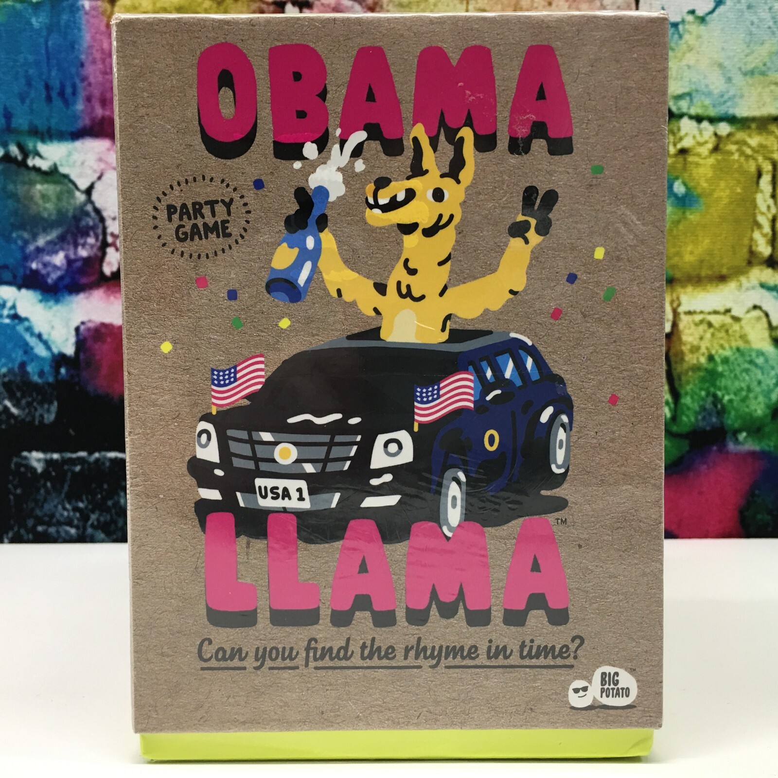 OBAMA LLAMA Celebrity Rhyming Charades Family Party Game Ages 14+ Fun Humor NEW!