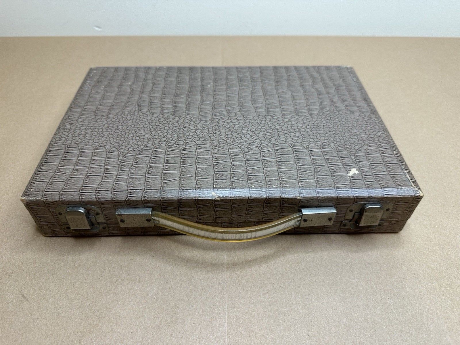 Cool Vintage Mahjong Set Bamboo Backed Tiles Retro Case