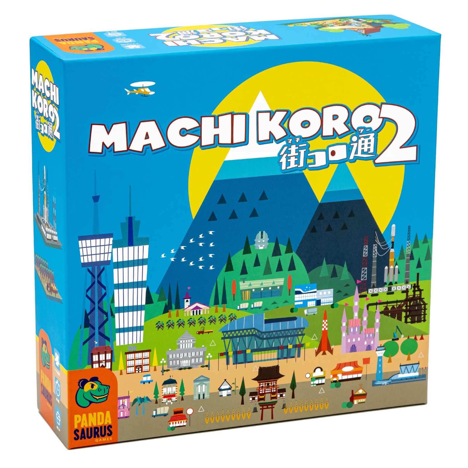 Machi Koro 2 Board Game – Adventures Await in Your Quirky City! Fast-Paced Dice