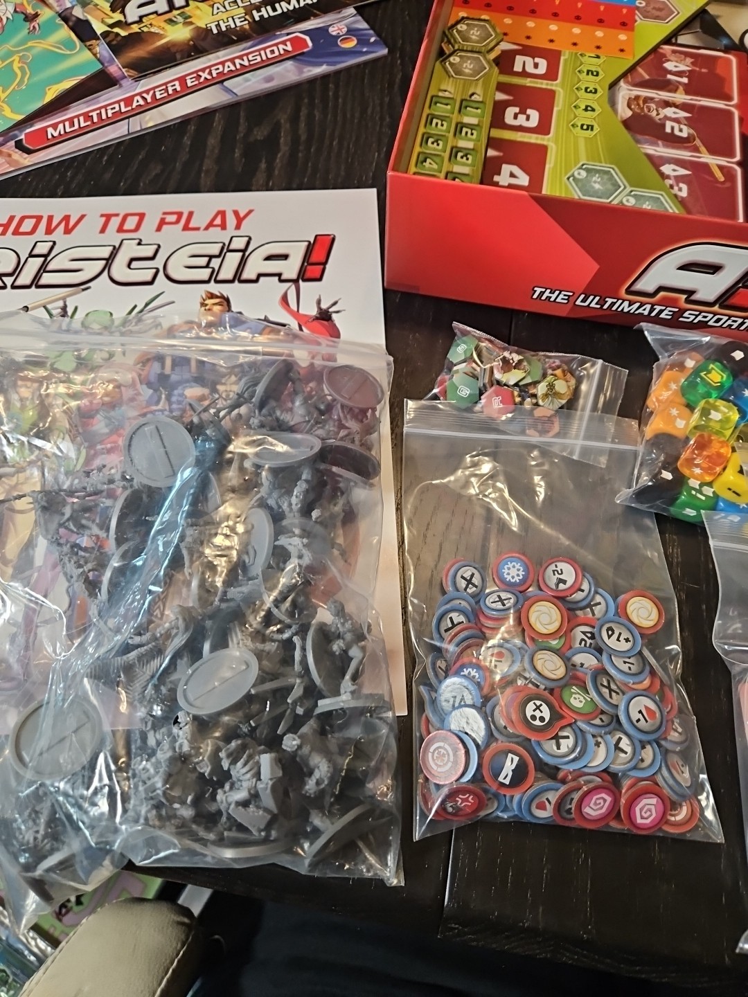 Aristeia! The Ultimate Sports Show Corvus Belli Board Game With Multi-player Exp
